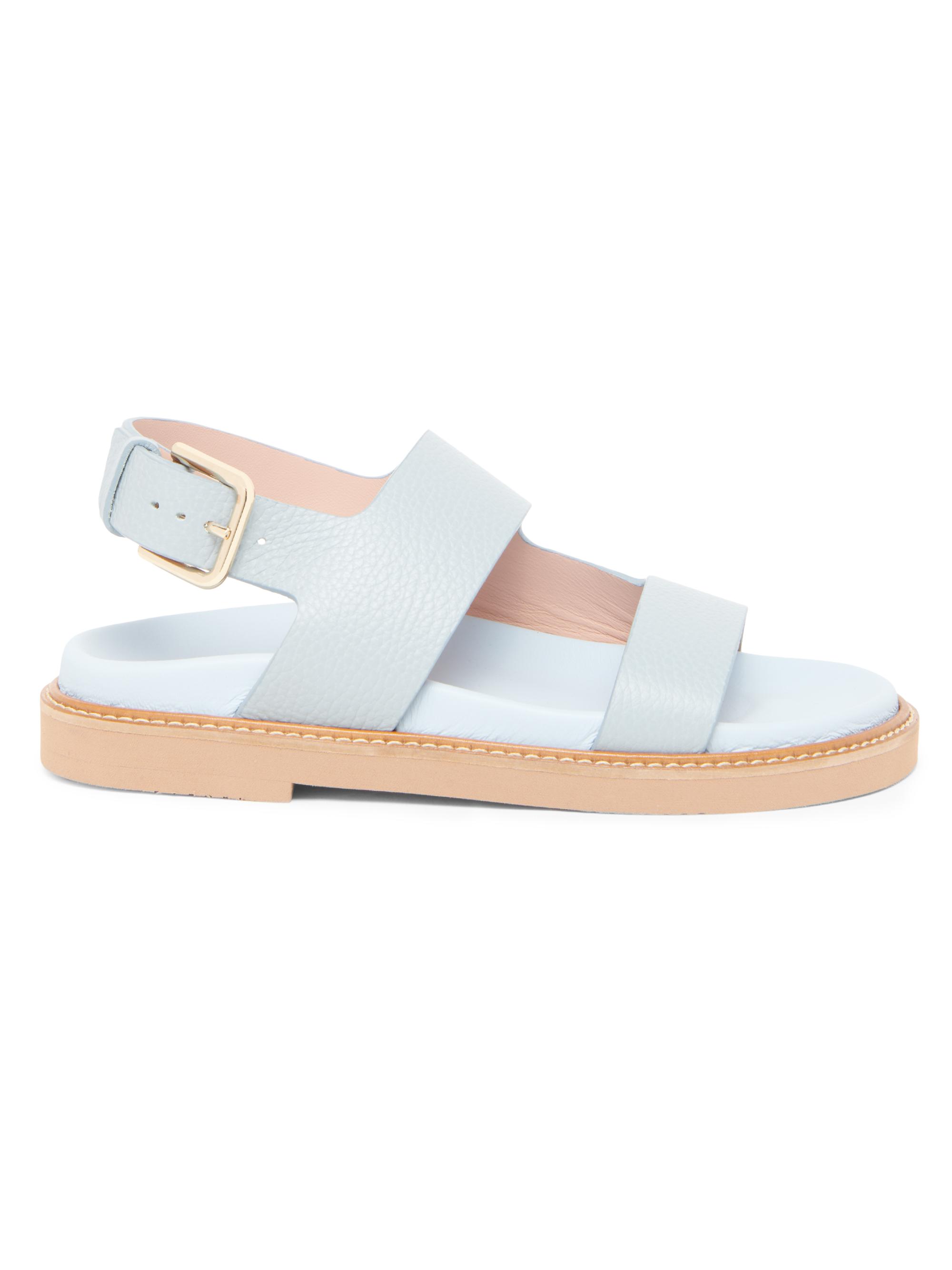 Pollini Women's Flow 40MM Leather Platform Sandals - Water Colour