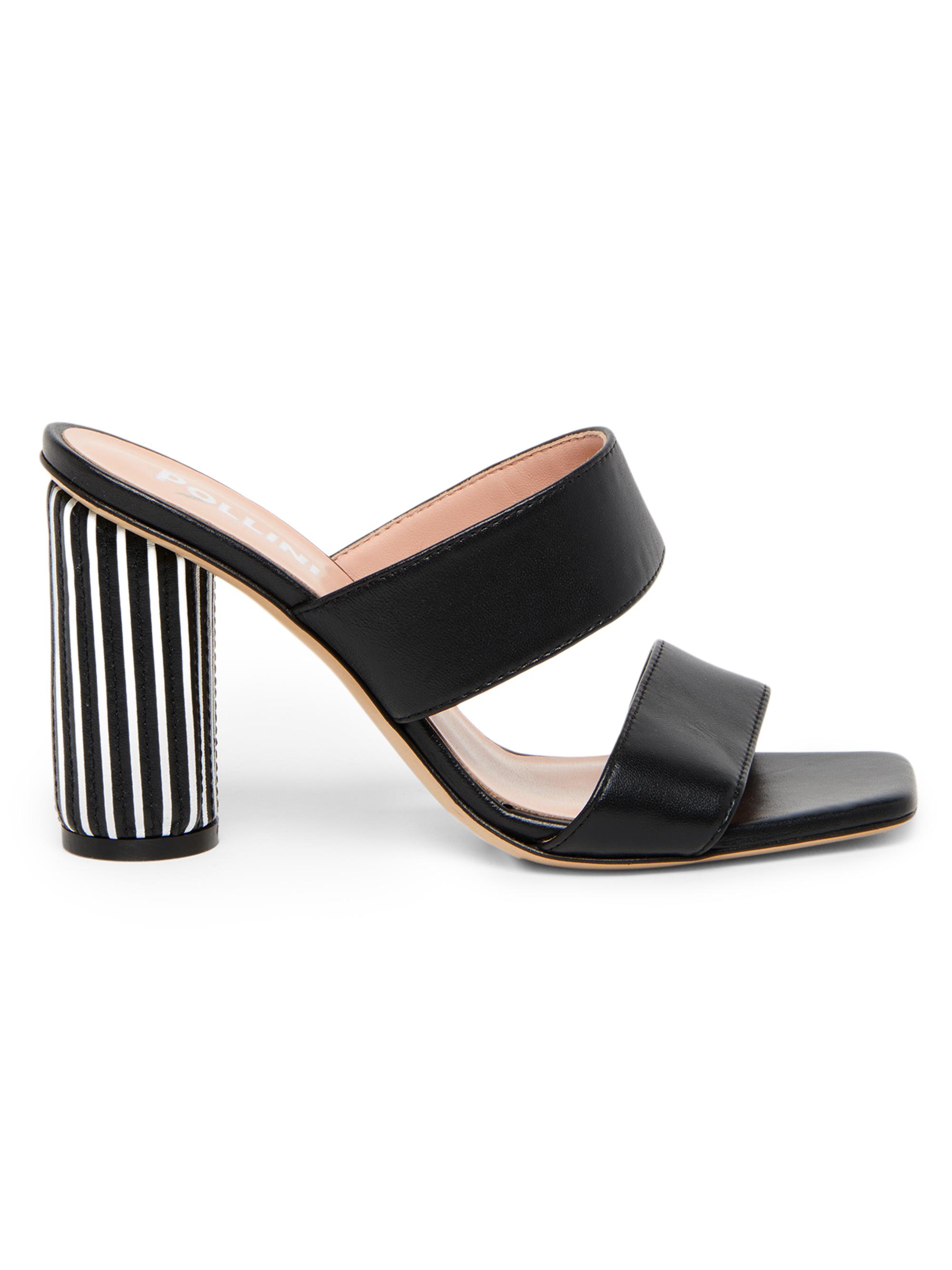 Pollini Women's Sunset 85MM Leather Sandals - Lotus
