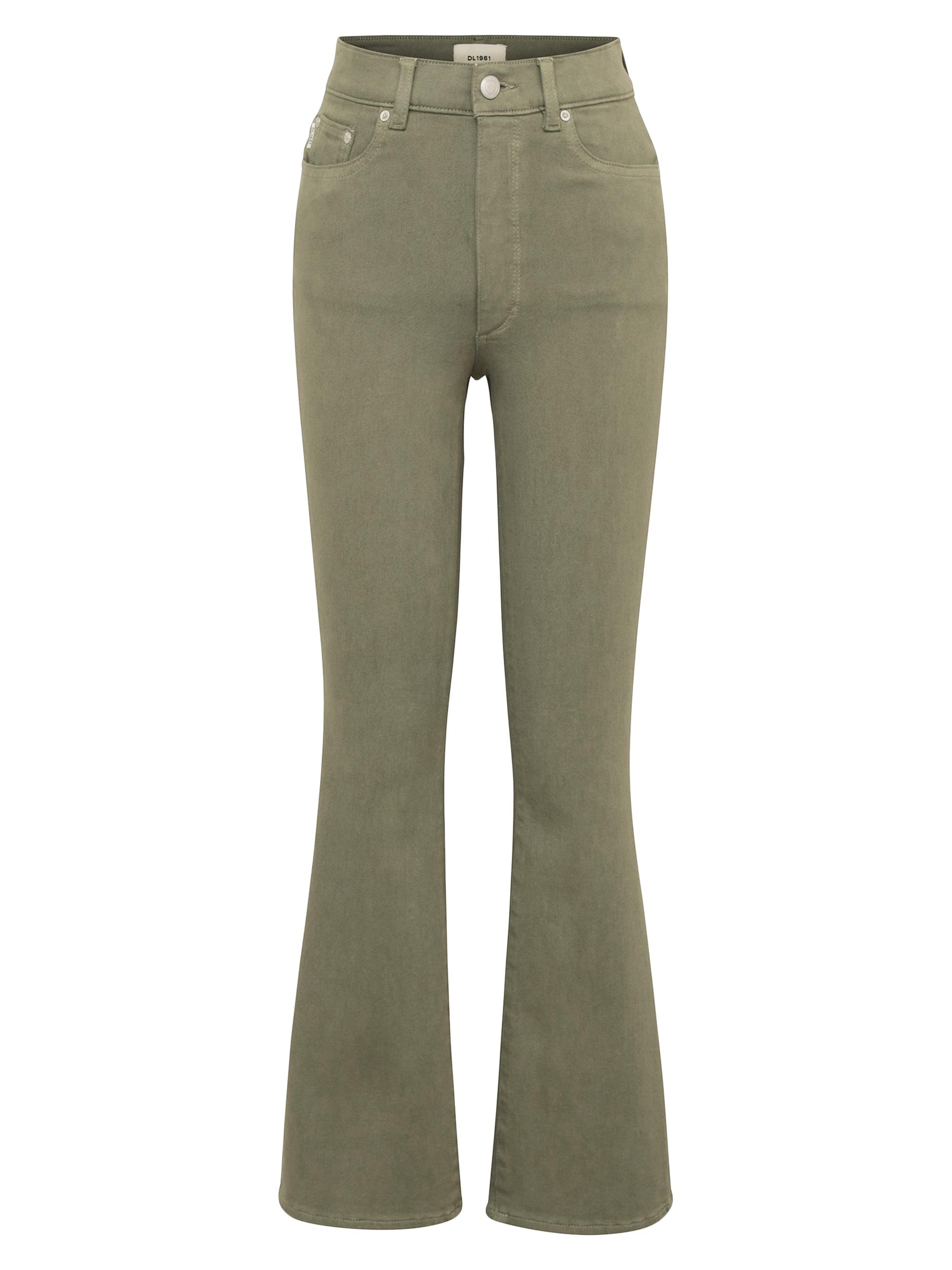 DL1961 Premium Denim Women's Bridget Boot High Rise Instasculpt Crop Jeans - Fern