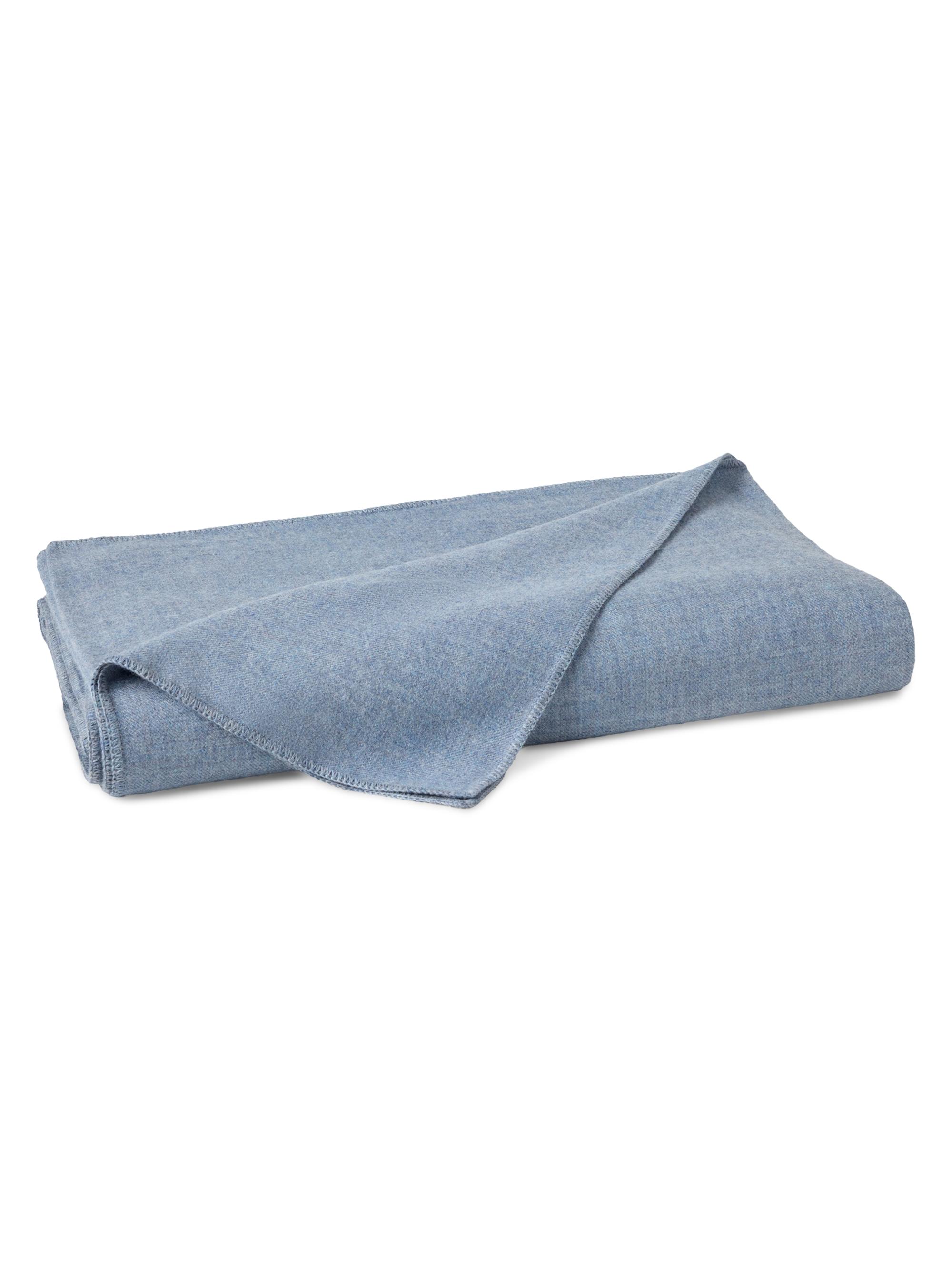 Coyuchi Pacaya Baby Alpaca Blanket - Blue Heather King