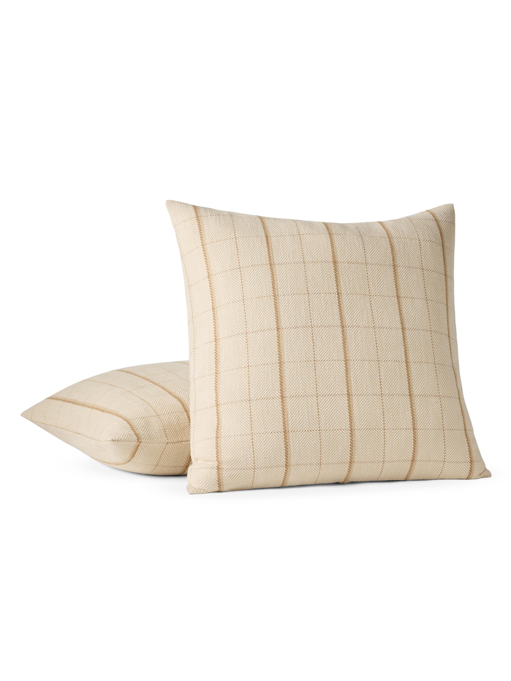 Coyuchi Paseo Organic Decorative Pillow Cover - Shell