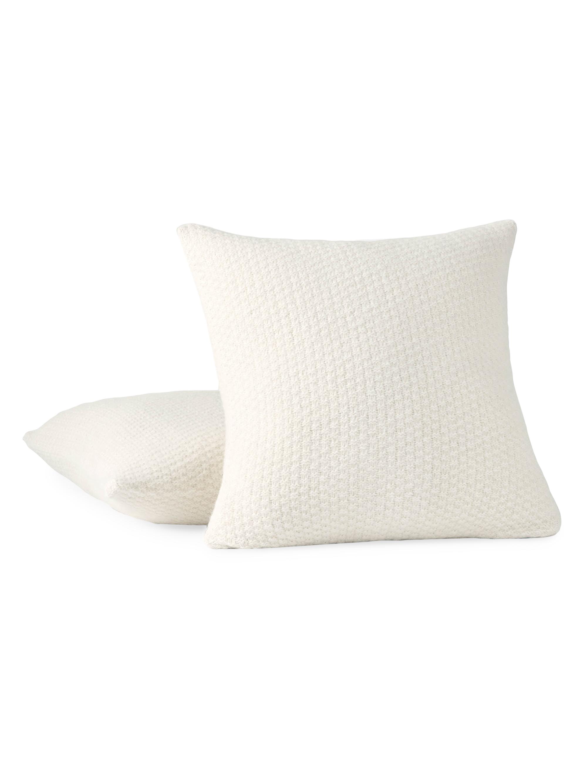 Coyuchi Cordillera Alpaca Cotton Knit Decorativ Pillow Cover -