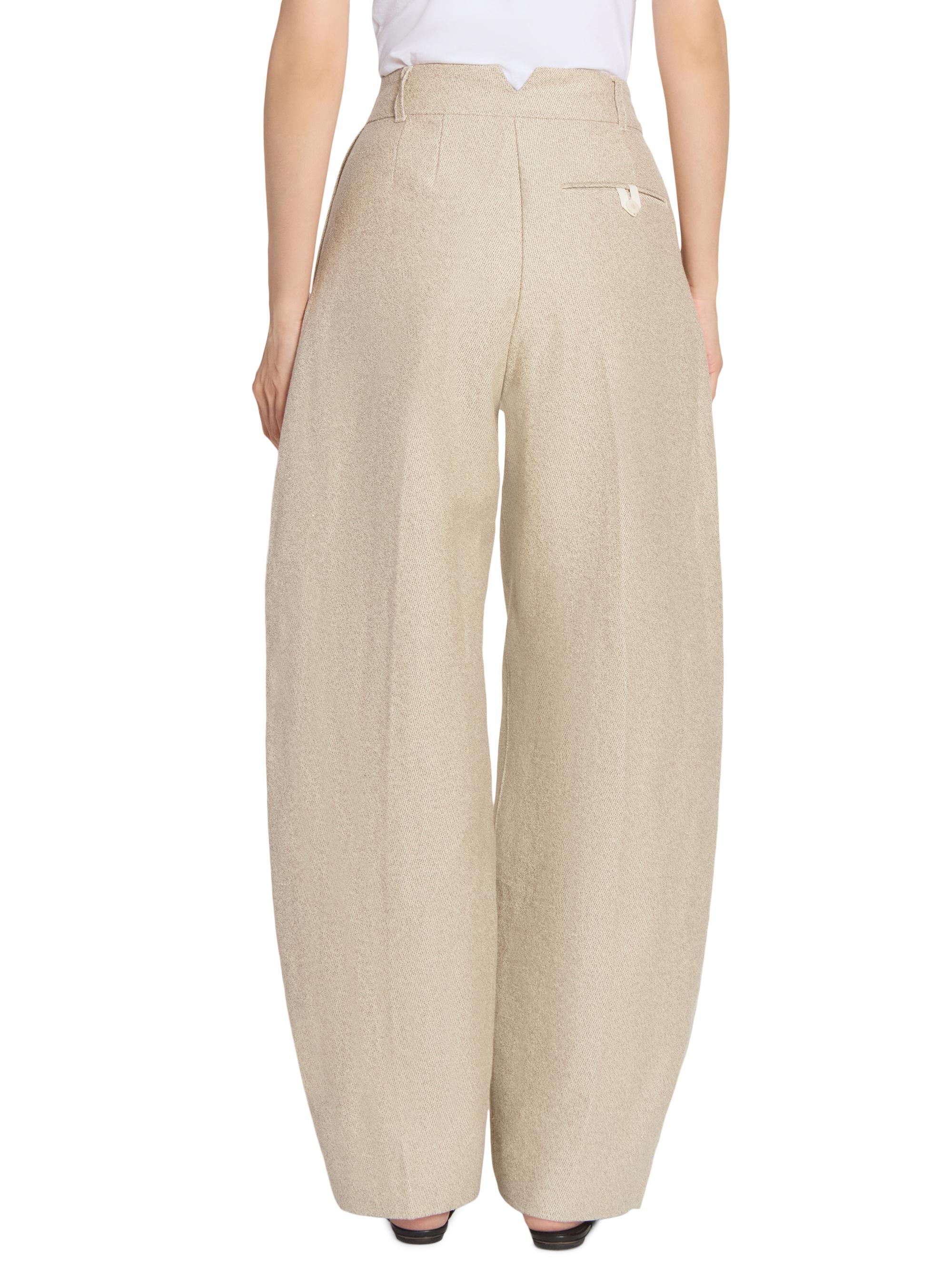 Jacquemus Le Ovalo Cotton-Linen Pants | Saks Fifth Avenue