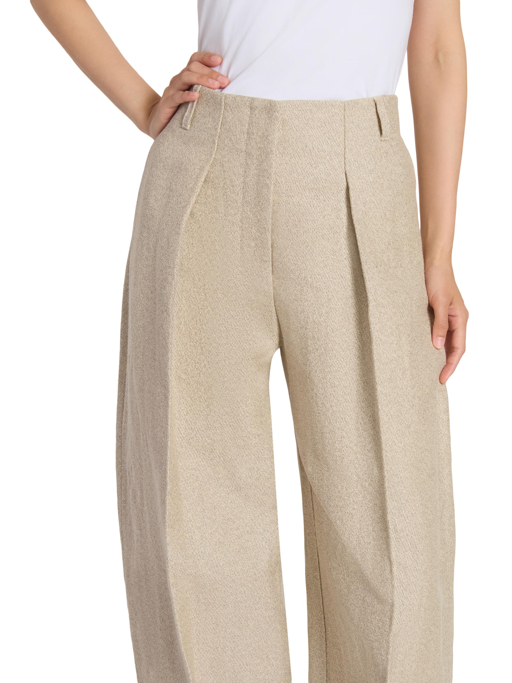 Jacquemus Le Ovalo Cotton-Linen Pants | Saks Fifth Avenue