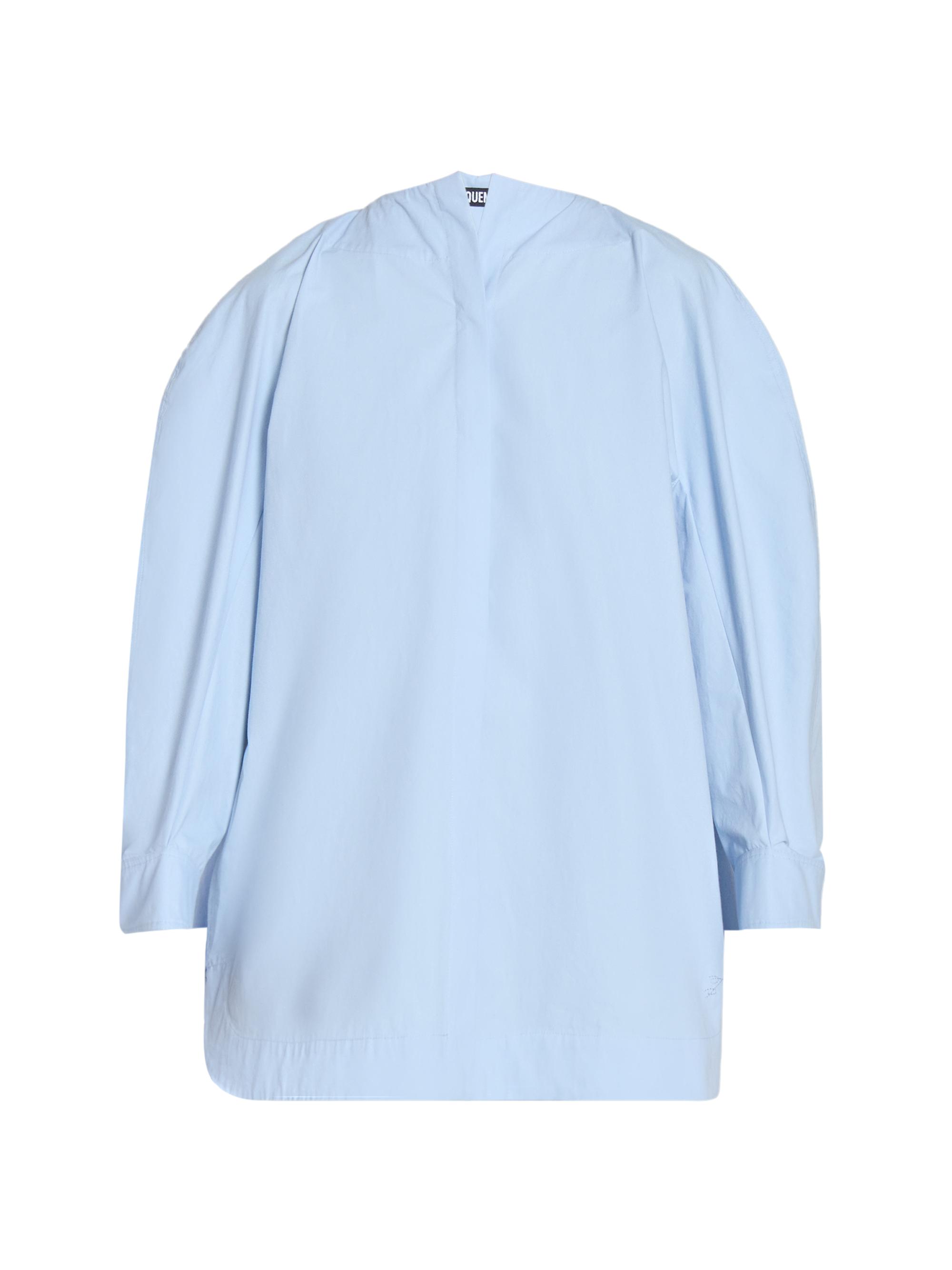 Jacquemus Women's La Chemise Pittore Cotton Shirt - Light Blue