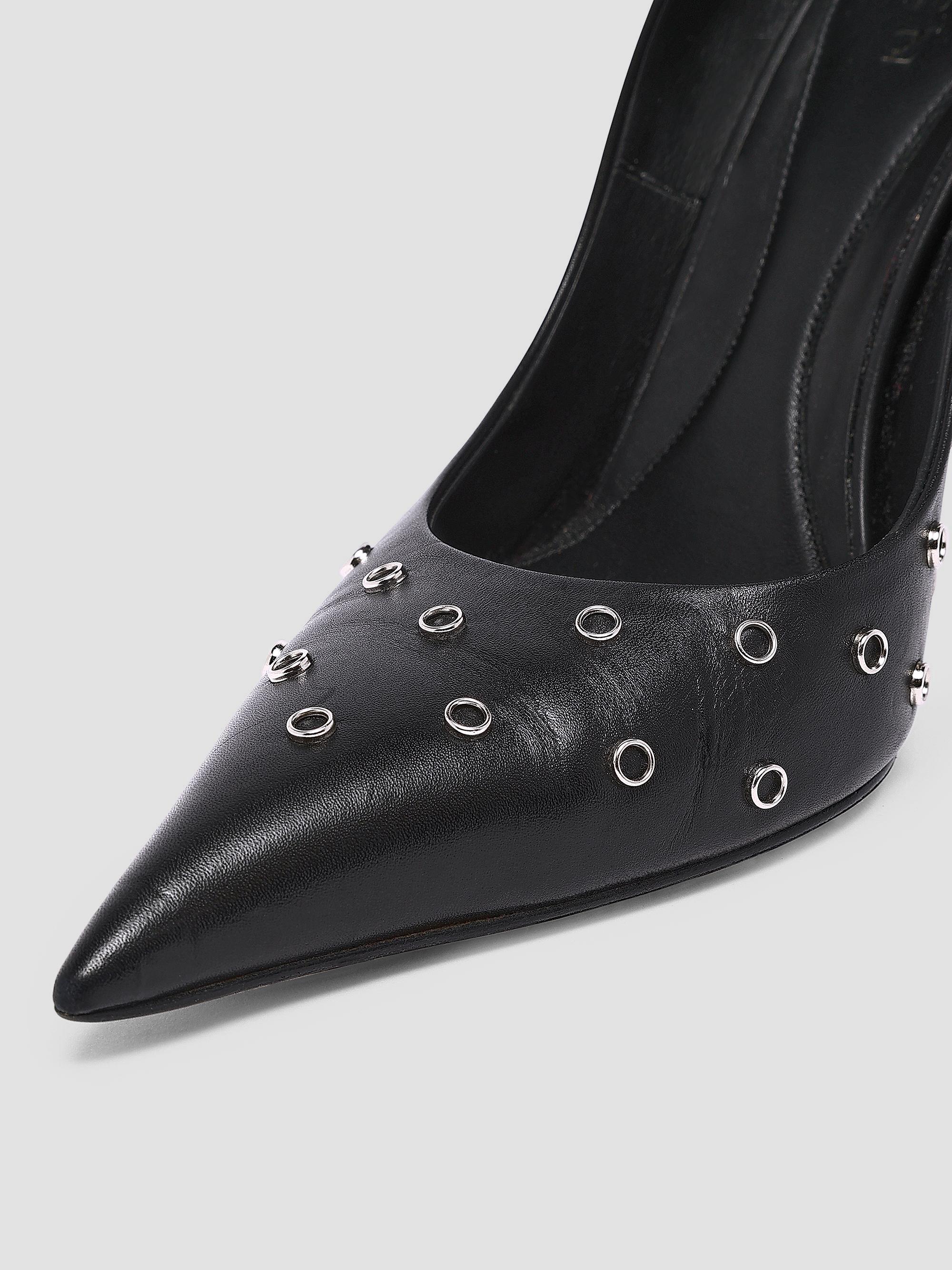 McQueen Grommet-Detailed Leather Pumps | Saks Fifth Avenue