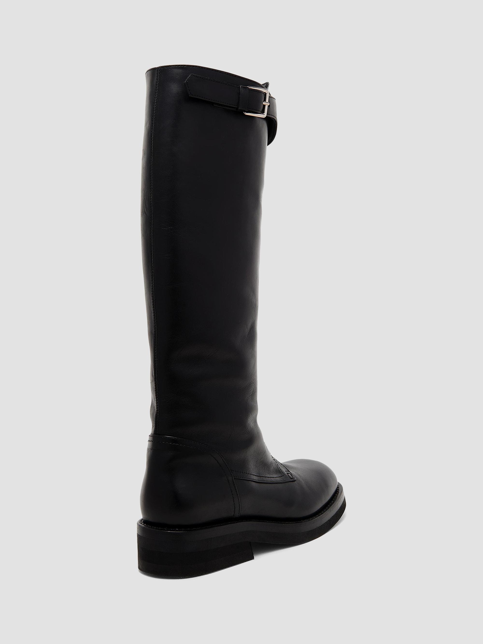 McQueen Leather Knee-High Boots | Saks Fifth Avenue