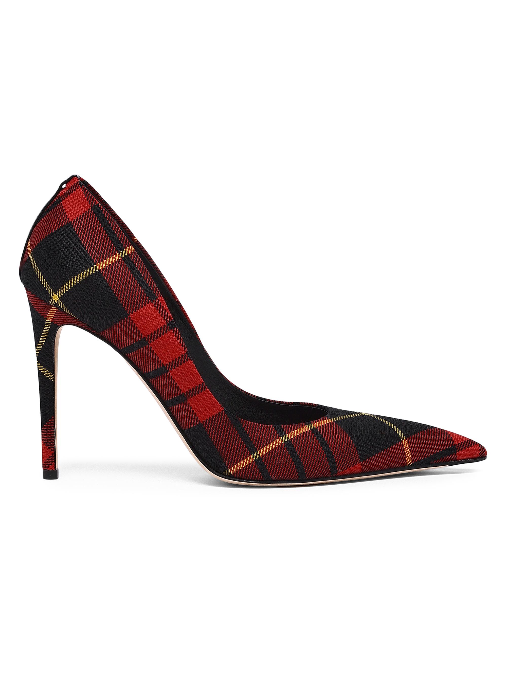McQueen Women's Plaid Point-Toe Pumps - Multi Red