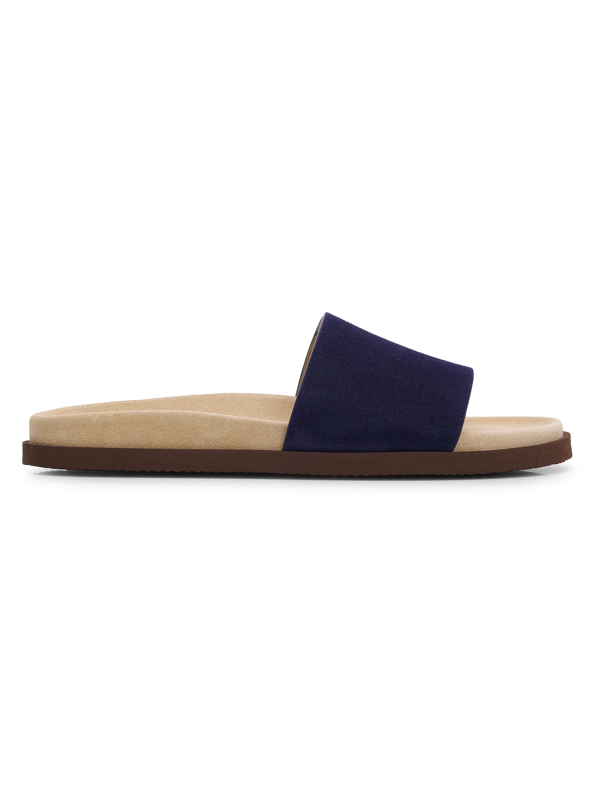Brunello Cucinelli Suede Slide Sandals | Saks Fifth Avenue