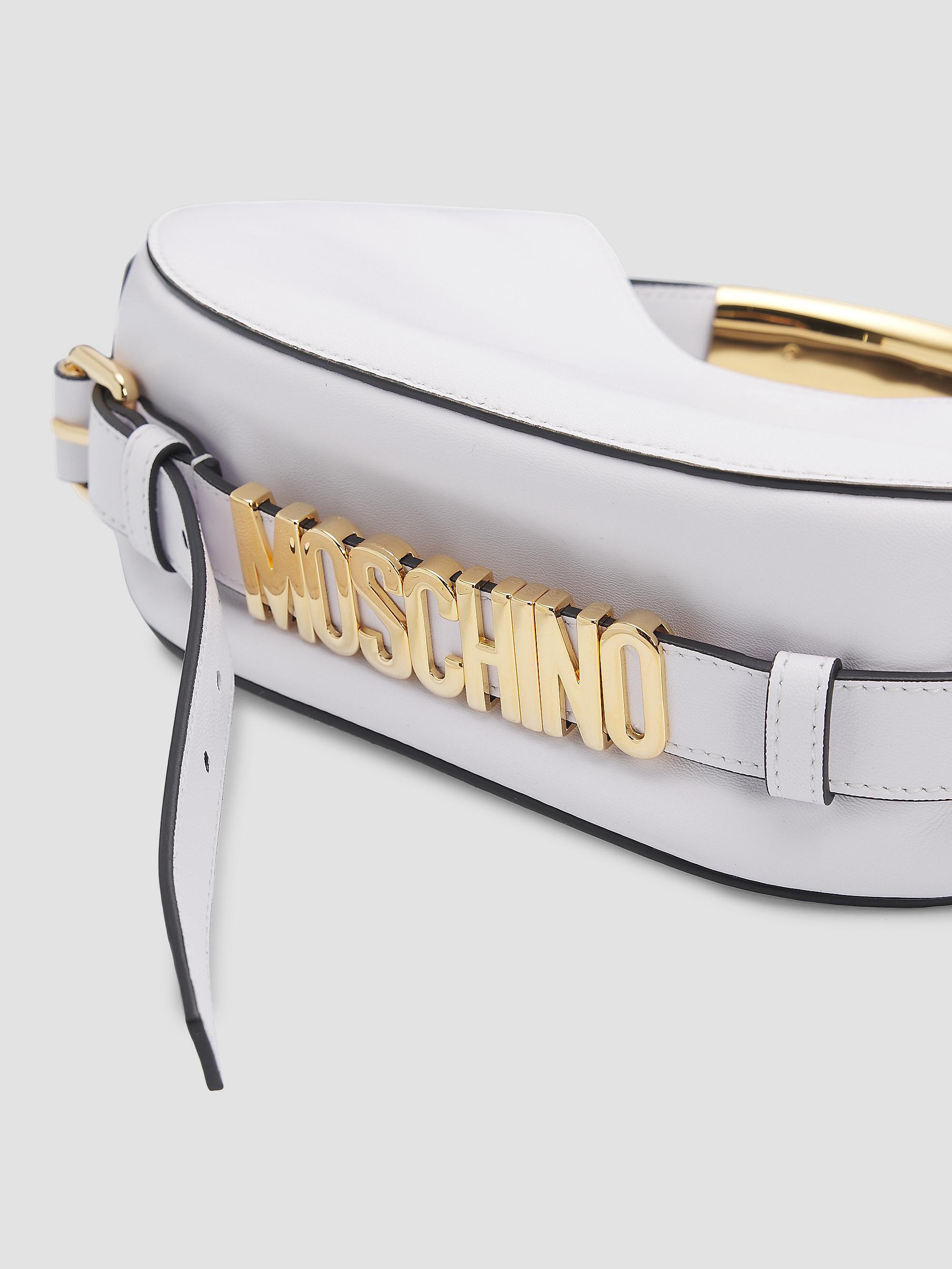 Moschino Leather & Metal Top Handle Bag | Saks Fifth Avenue