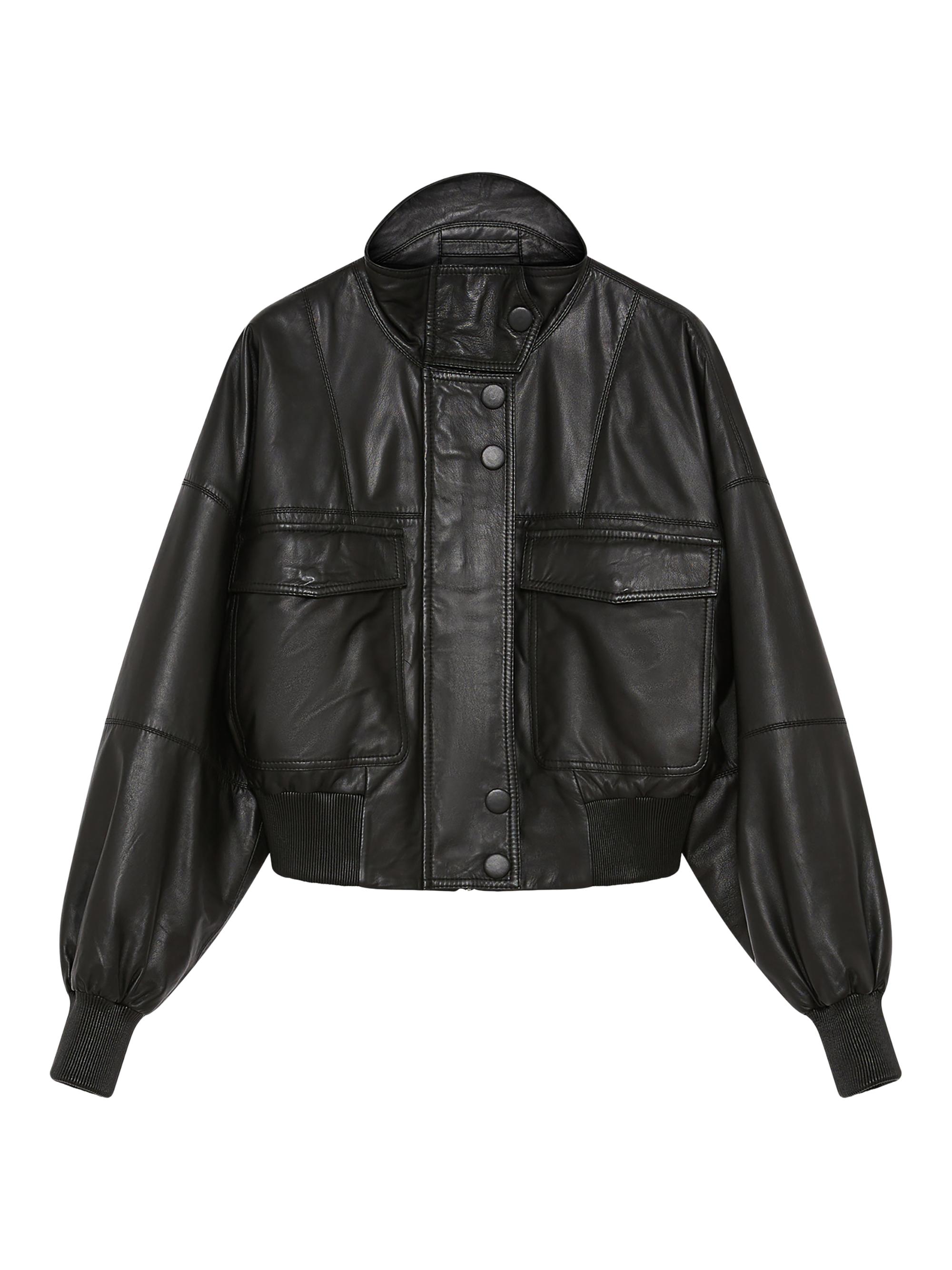 Khaite Kember Leather Jacket | Saks Fifth Avenue