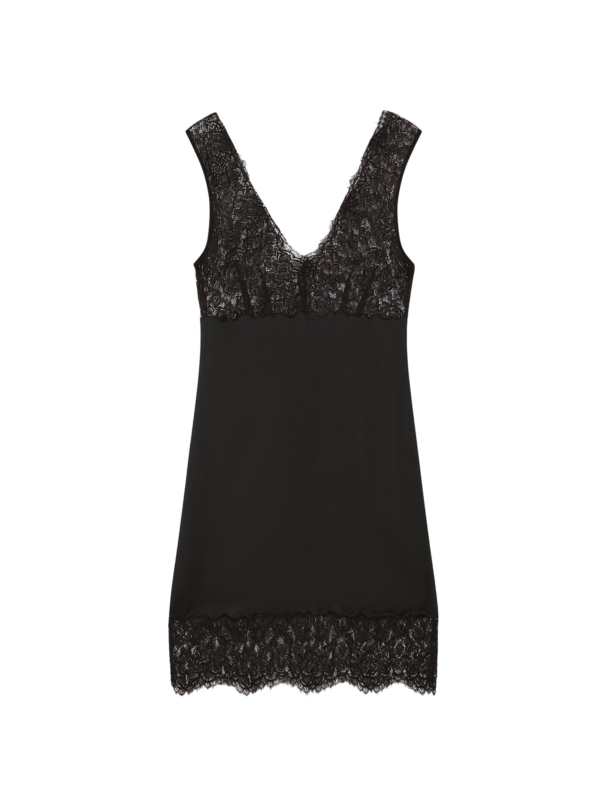 Marella Women's Lace Insert Dress - Black