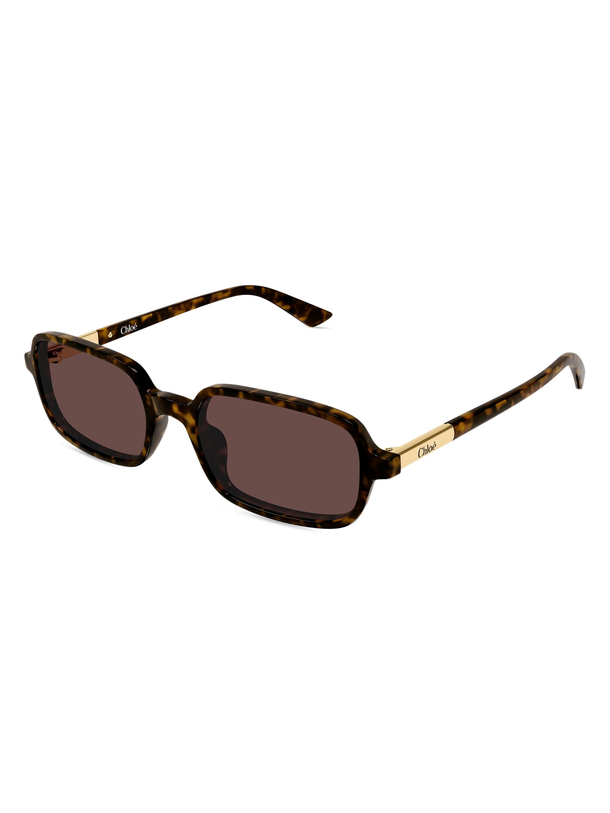 Chloé Women's Judy 53MM Rectangular Sunglasses - Brown