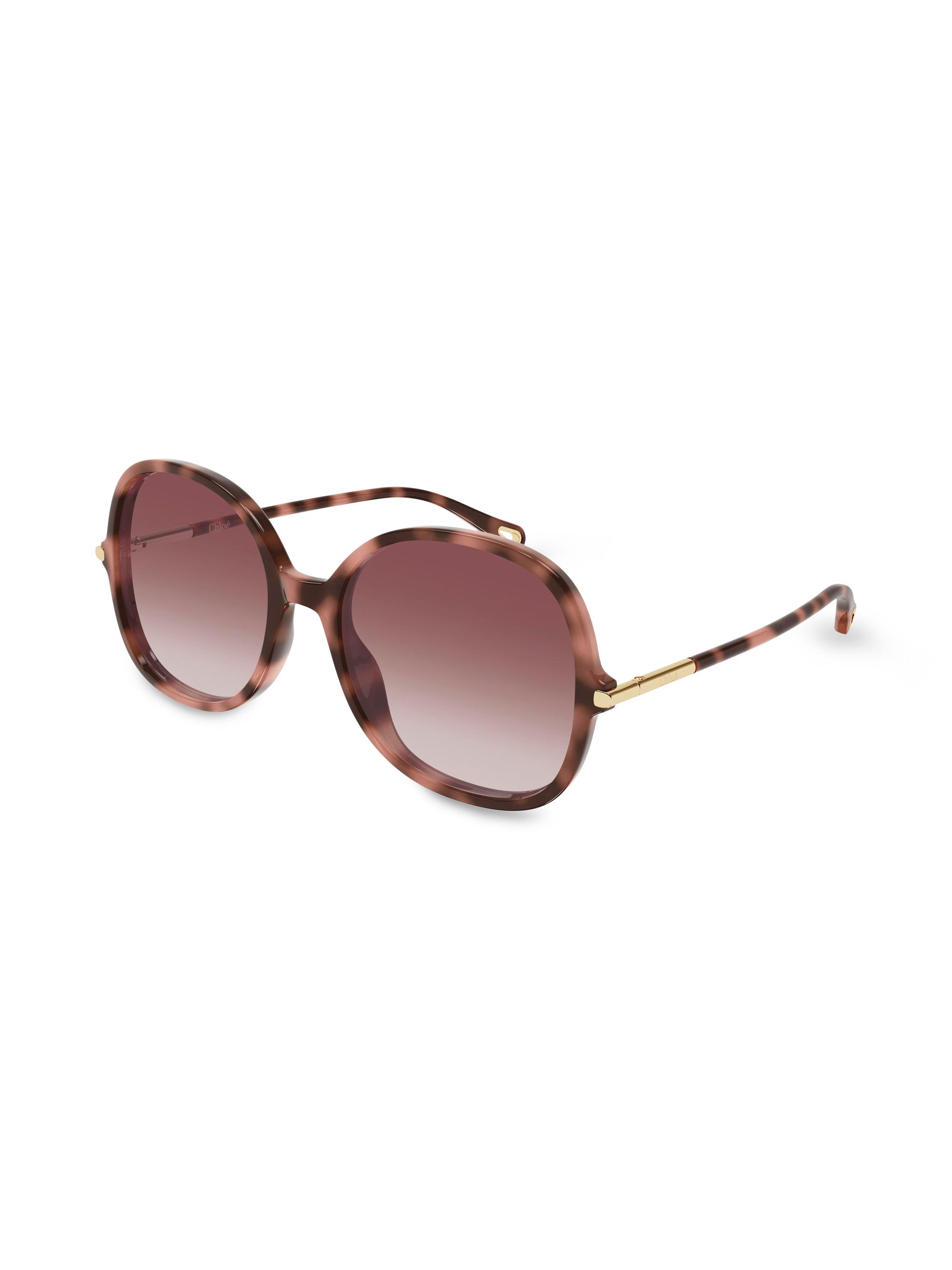 Chloé Women's Tubolar 57MM Round Sunglasses - Brown