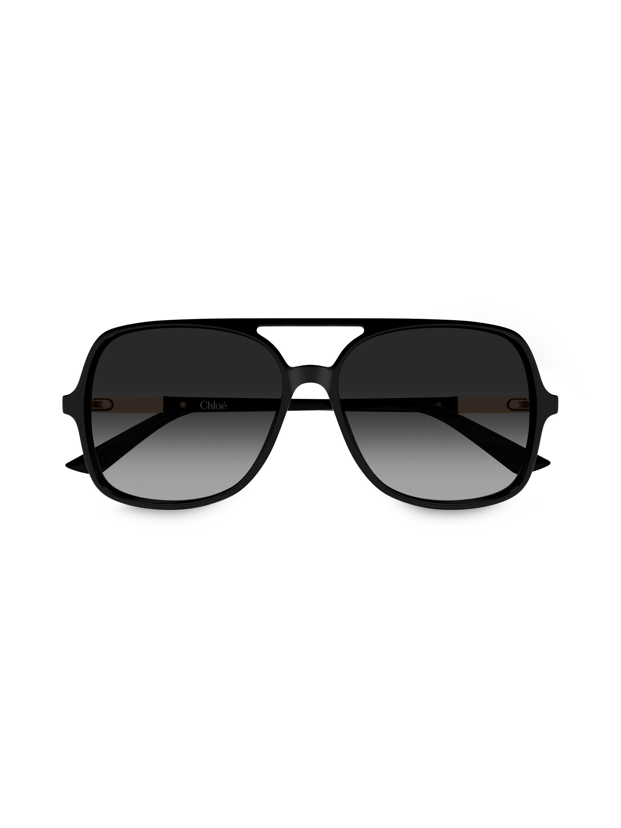 クロエ　Chloe  judy  ブラック Chloé Judy 57MM Navigator Sunglasses | Saks Fifth Avenue