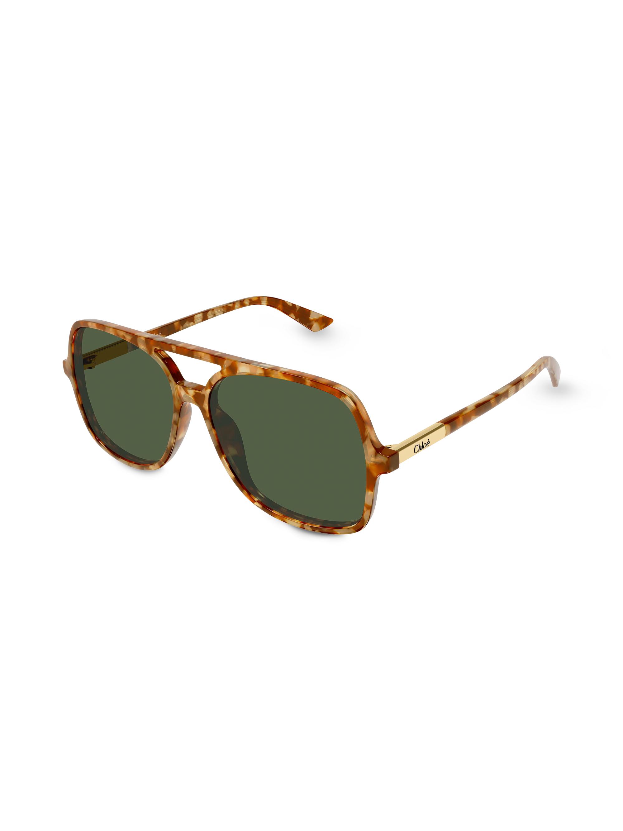 Chloé Women's Judy 57MM Navigator Sunglasses - Brown Green