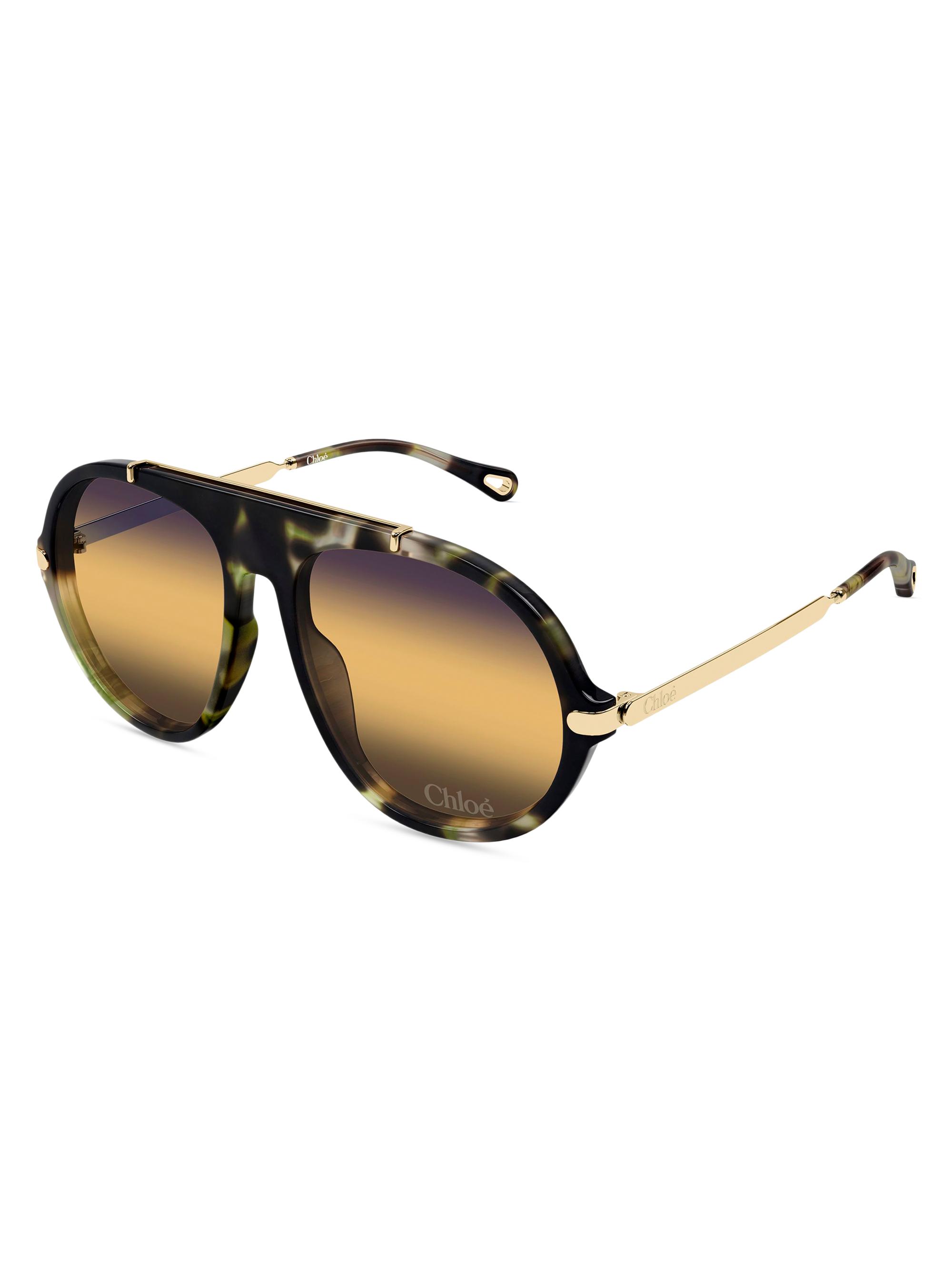 Chloé Aly Combi 58MM Pilot Sunglasses | Saks Fifth Avenue