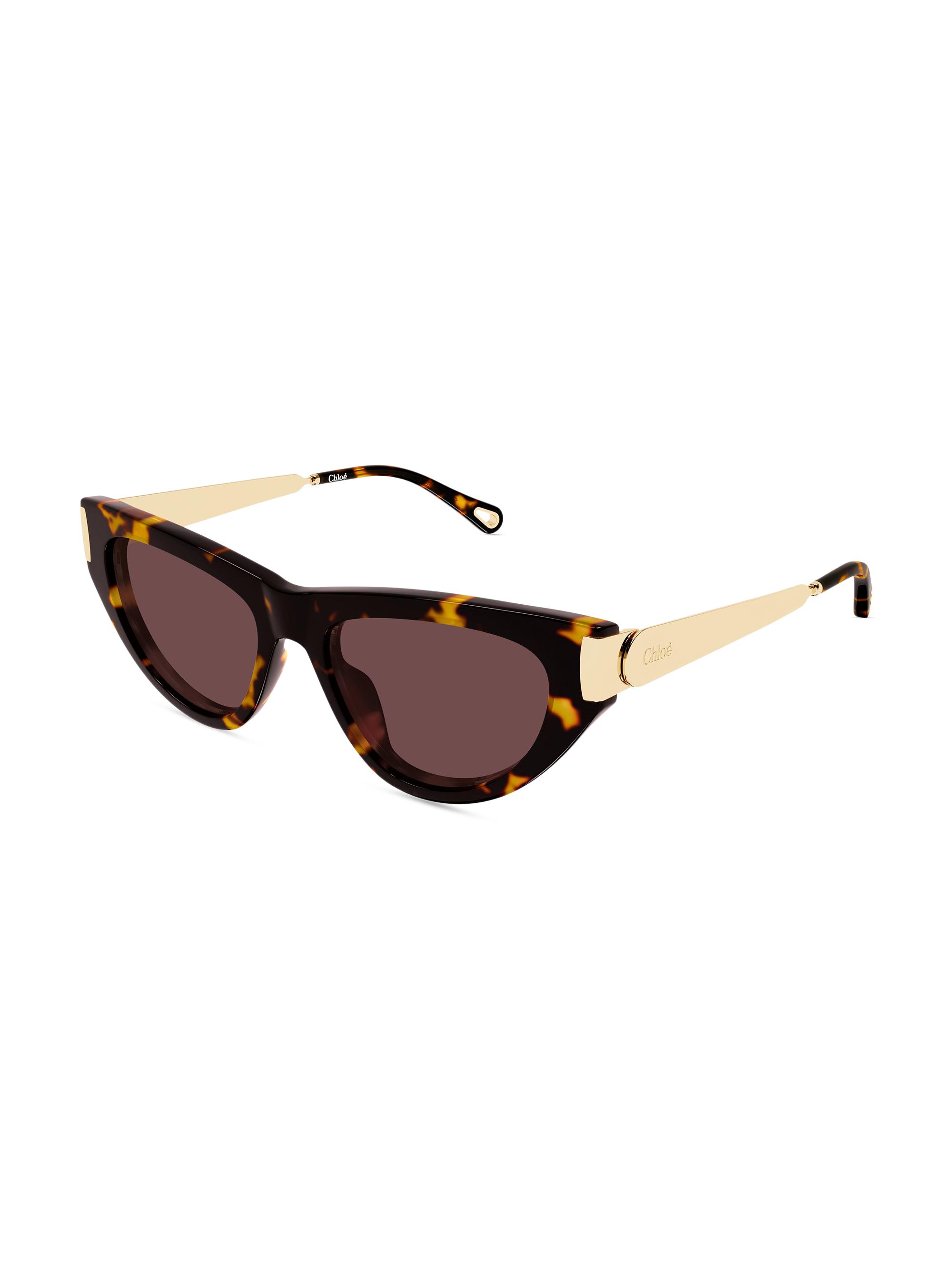 Chloé Women's Holly Combi 54MM Cat-Eye Sunglasses - Gold Brown