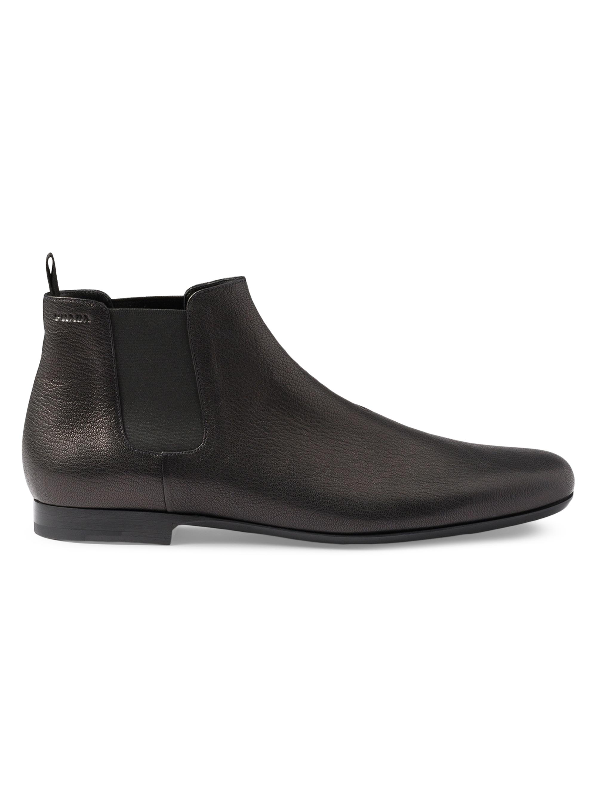 Saint Laurent Wyatt Leather Chelsea Boots | Saks Fifth Avenue
