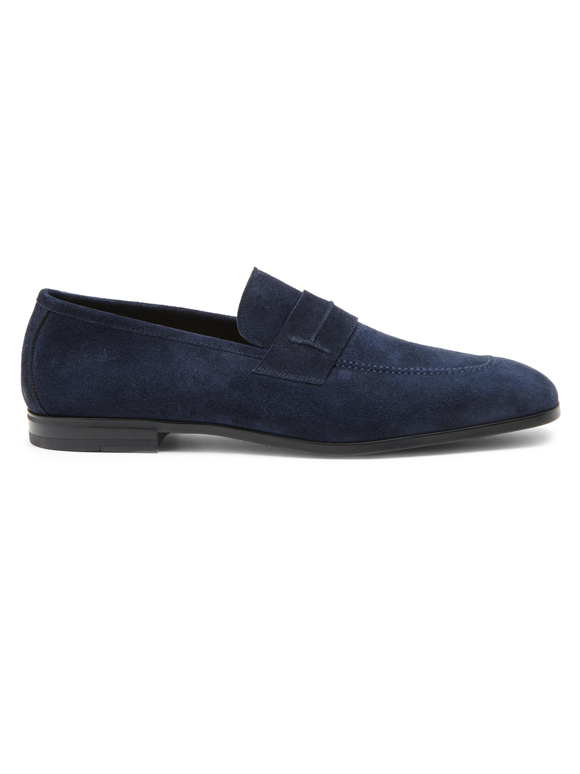 TOM FORD Men's Sean Suede Loafers - Coffee