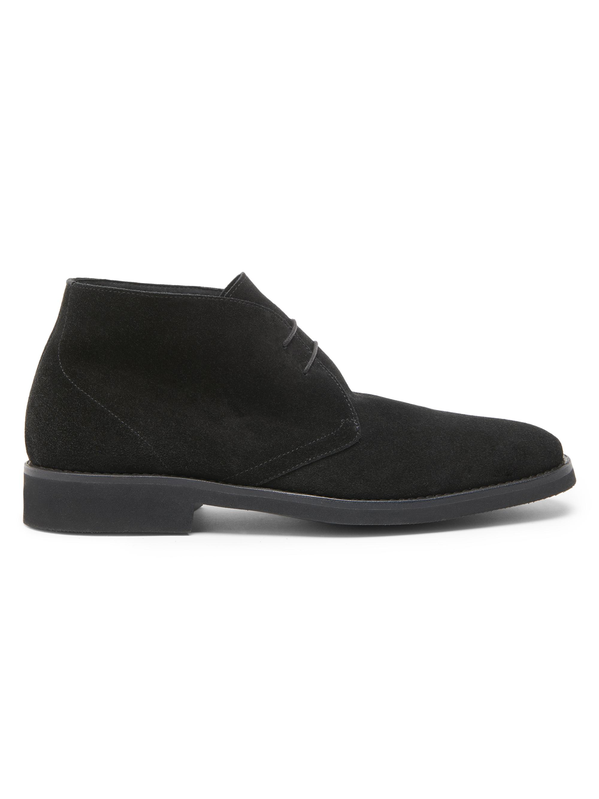 TOM FORD Men's Suede Light Sole Desert Boots - Black