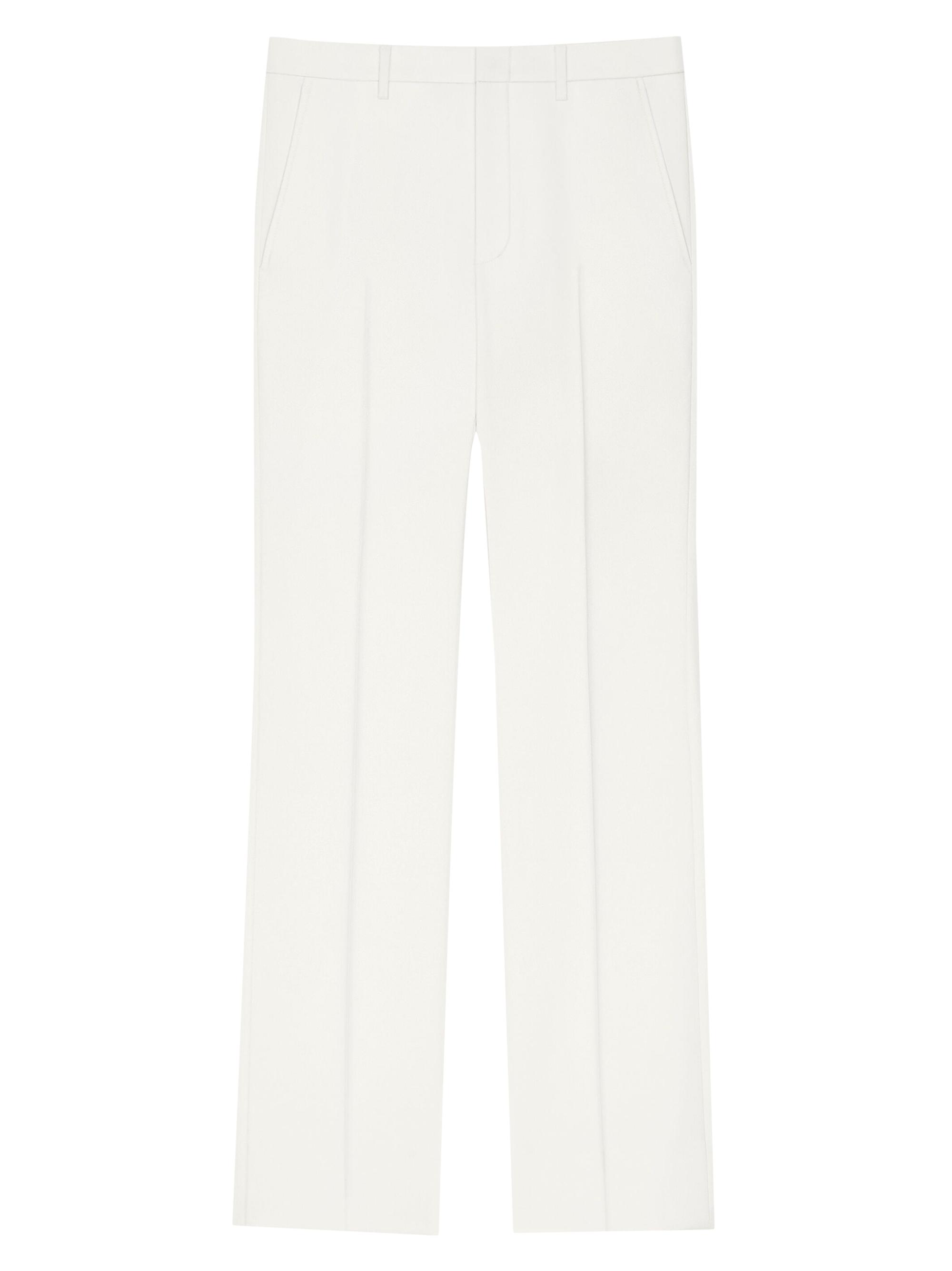 Givenchy Men's Straight Leg Tailored Trousers in Wool and Mohair -