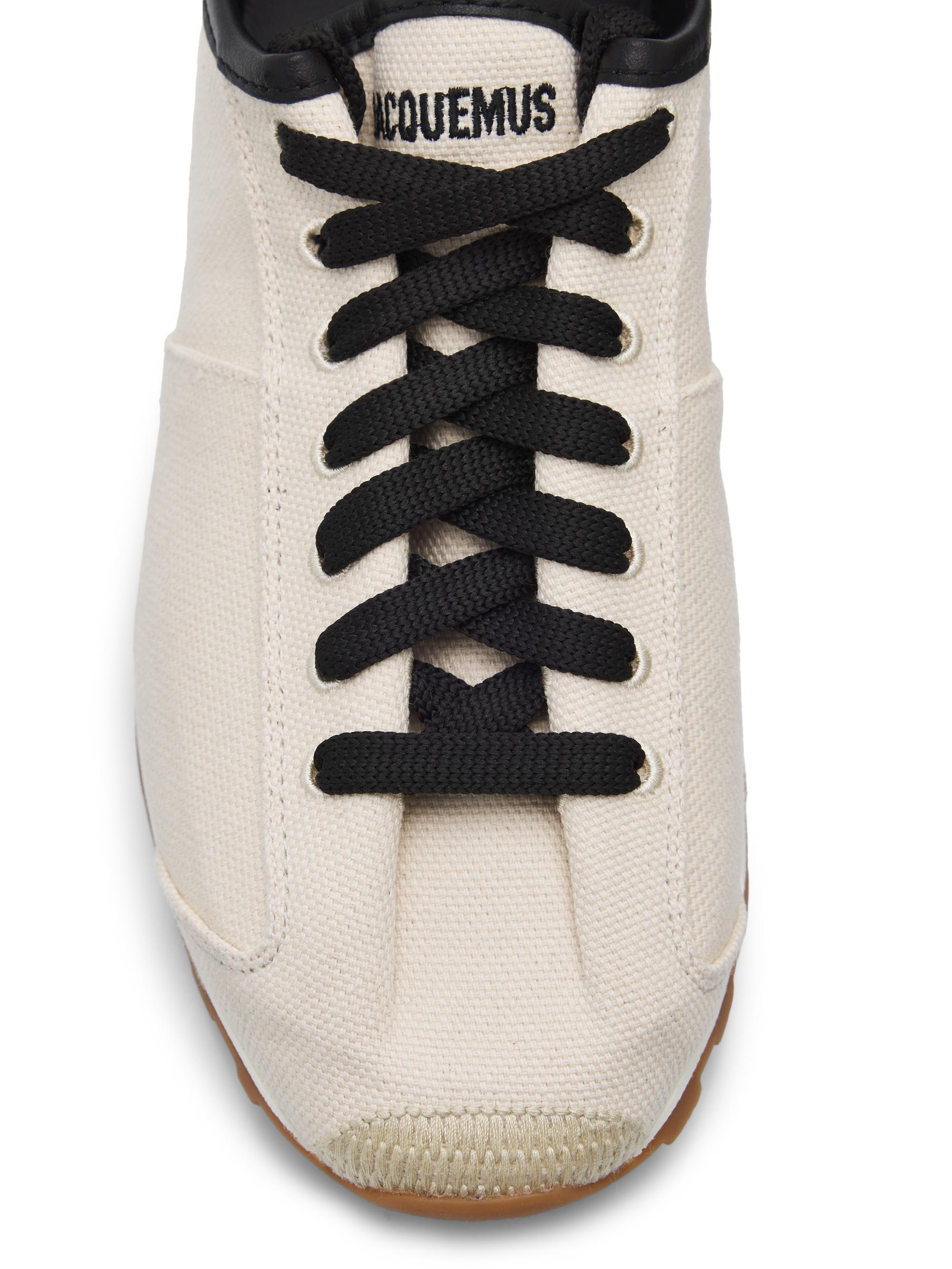 Jacquemus Contrast-Trim Low-Top Tennis Sneakers | Saks Fifth Avenue