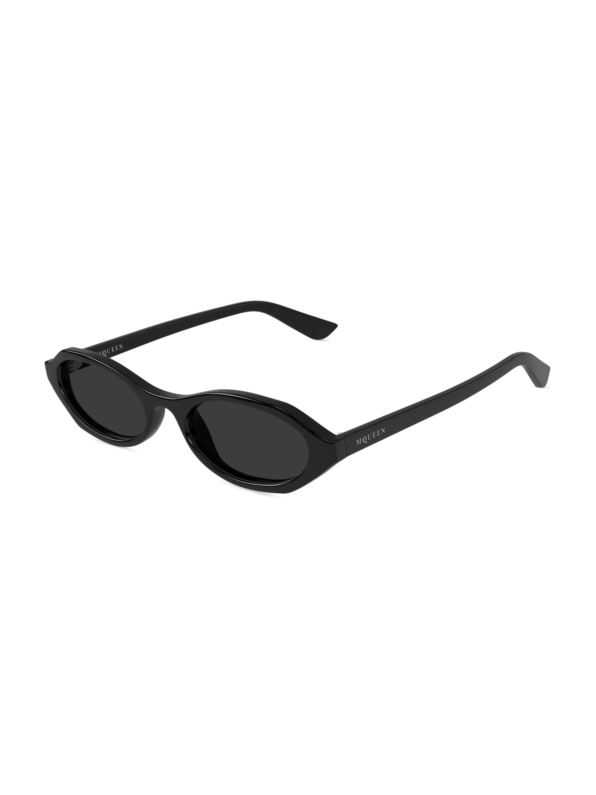 Alexander McQueen Women's Spike 51MM Oval Sunglasses - Black