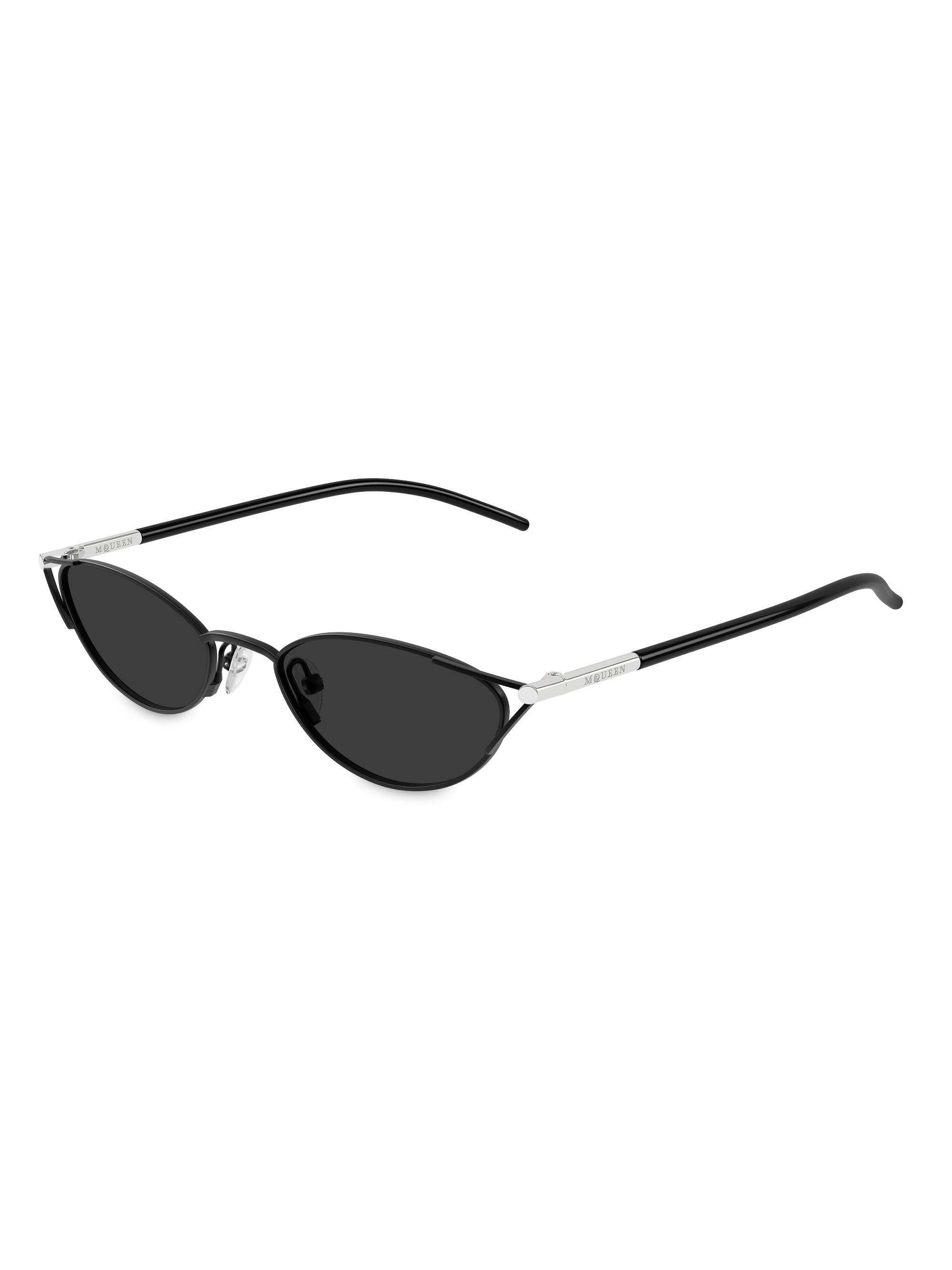 Alexander McQueen Women's Sleek 50MM Cat-Eye Sunglasses - Black