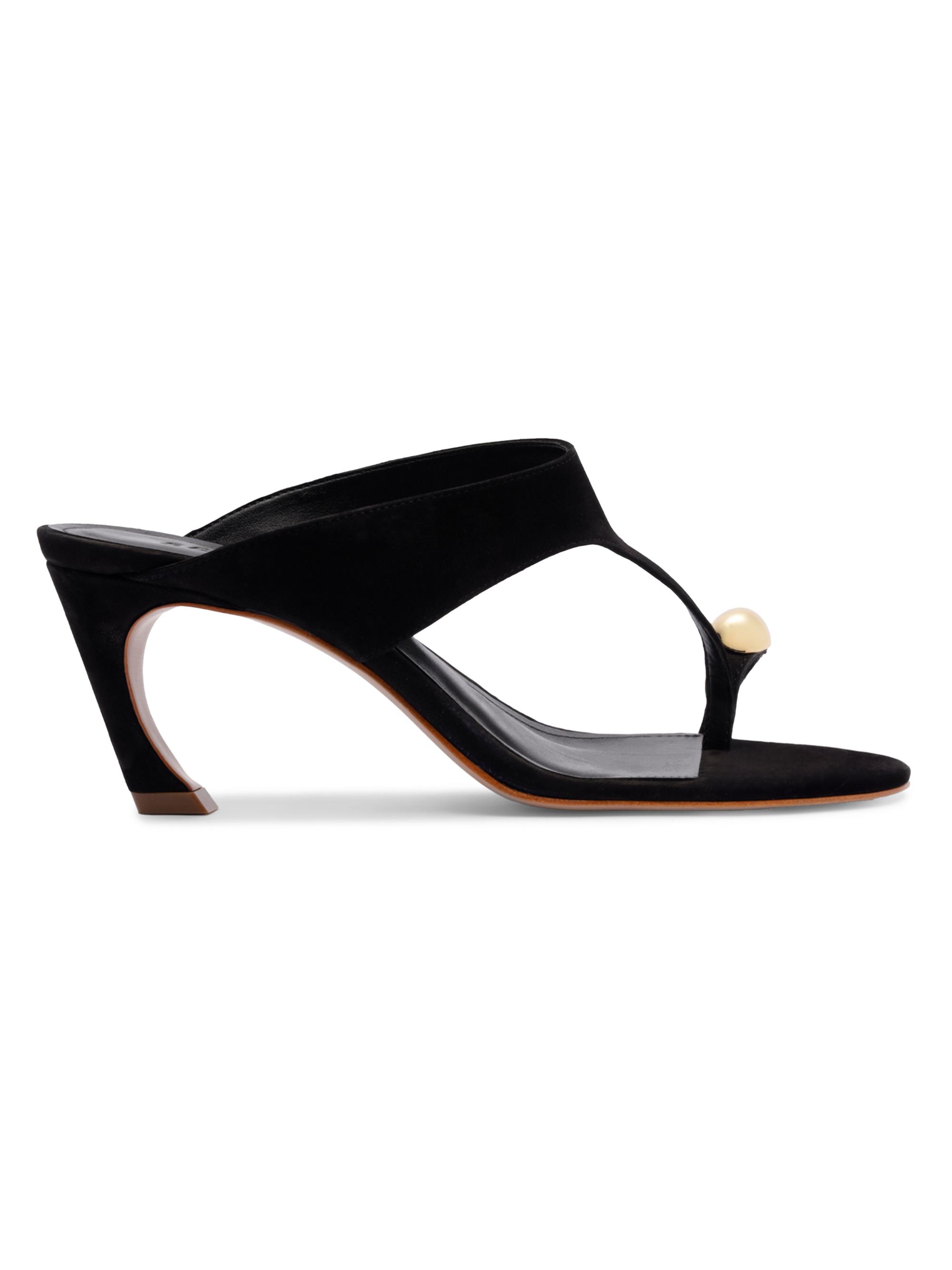 Schutz Women's Maisie Embellished 70MM Sandals - Chestnut Brown