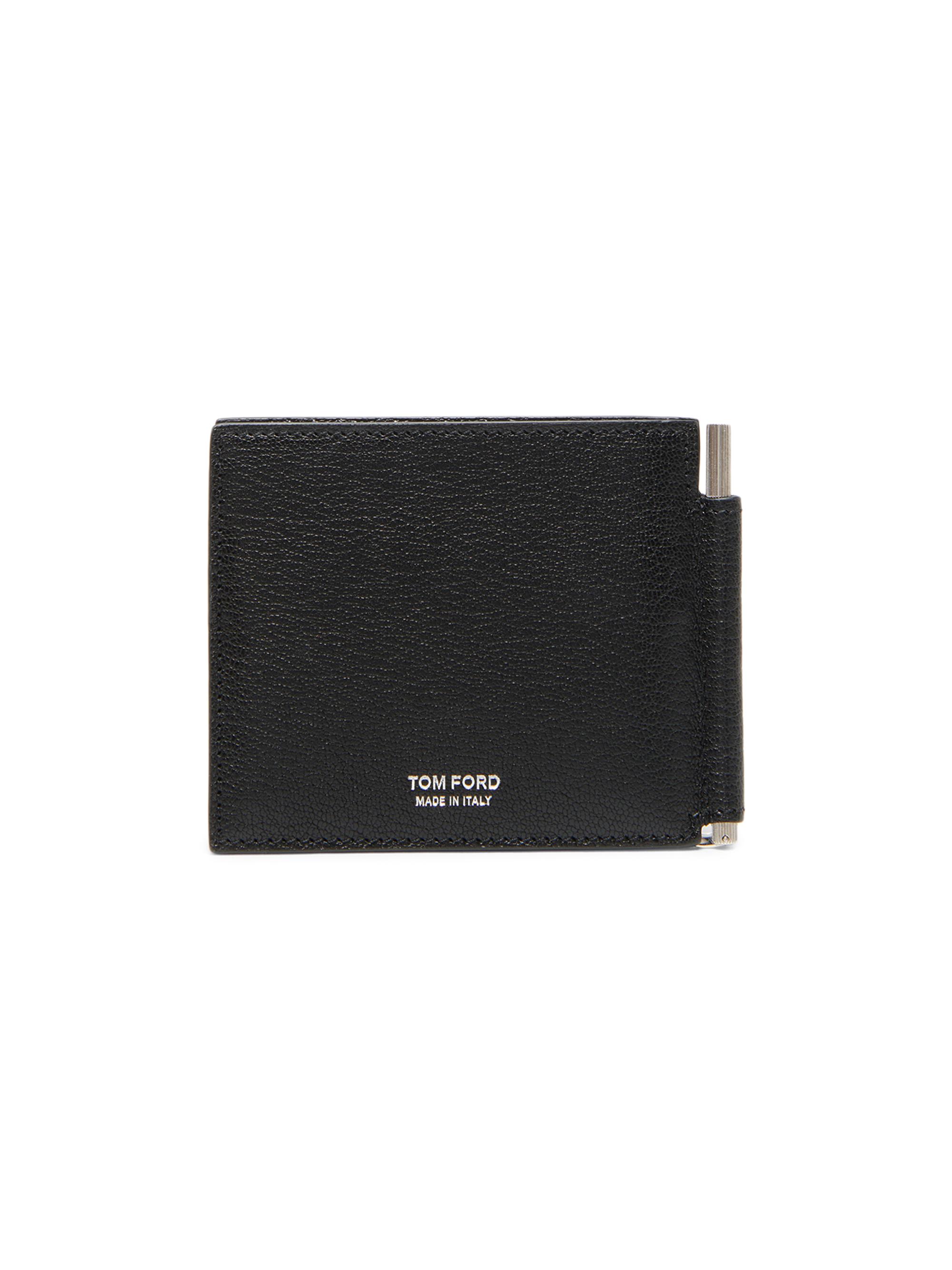 TOM FORD Grained Leather Card Holder Money Clip | Saks Fifth Avenue