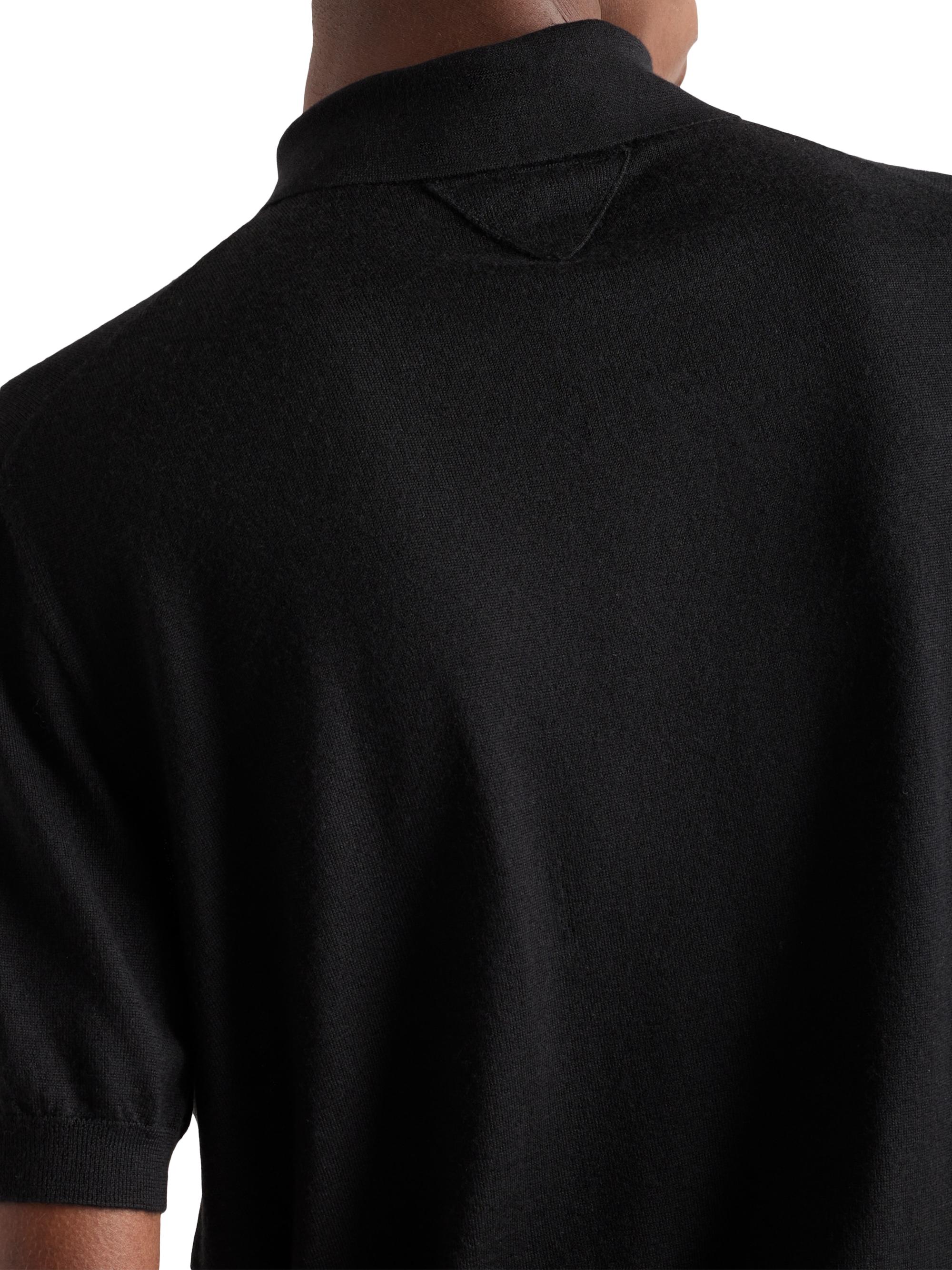 Prada Cashmere and Silk Polo Shirt | Saks Fifth Avenue