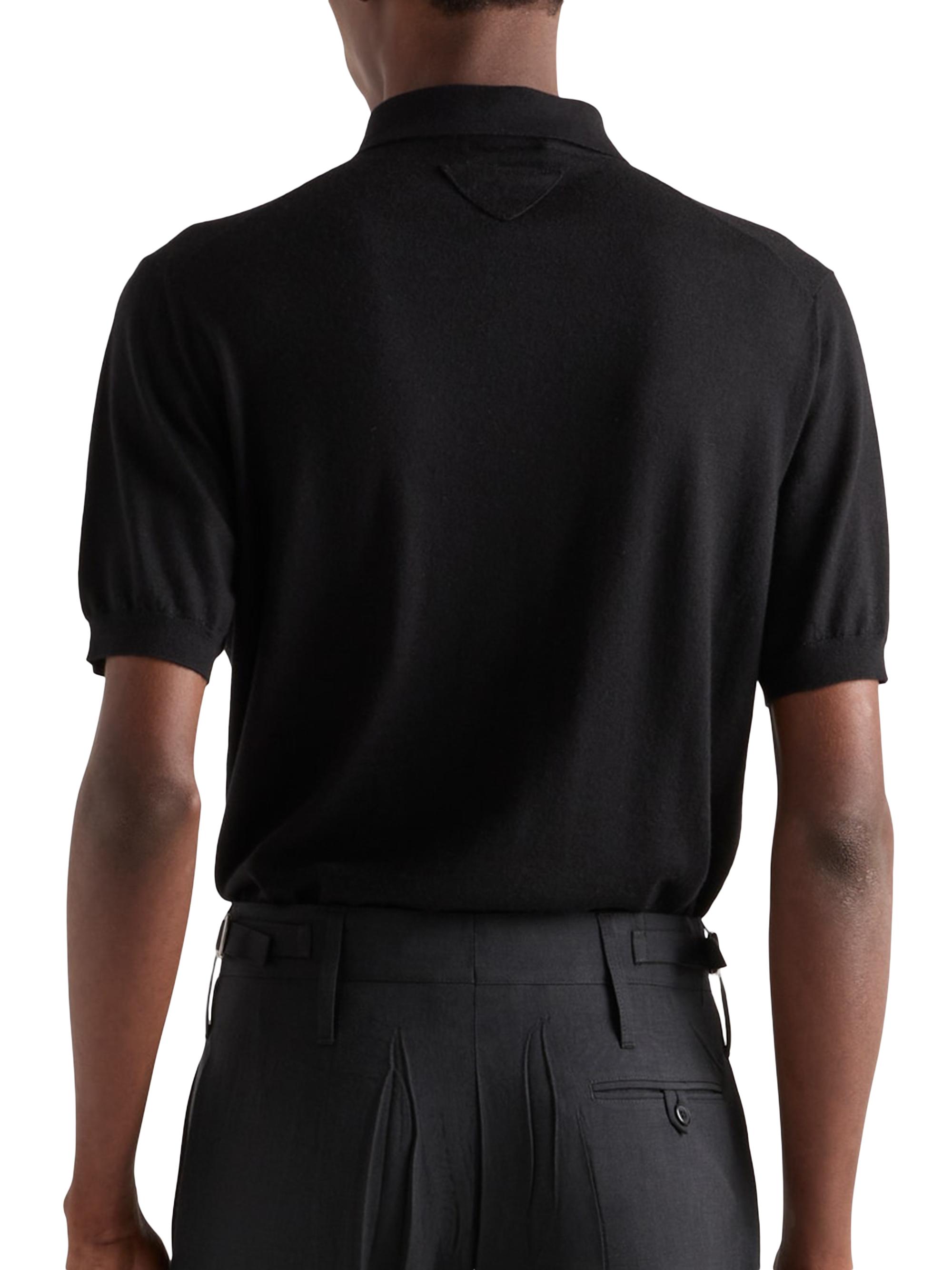 Prada Cashmere and Silk Polo Shirt | Saks Fifth Avenue