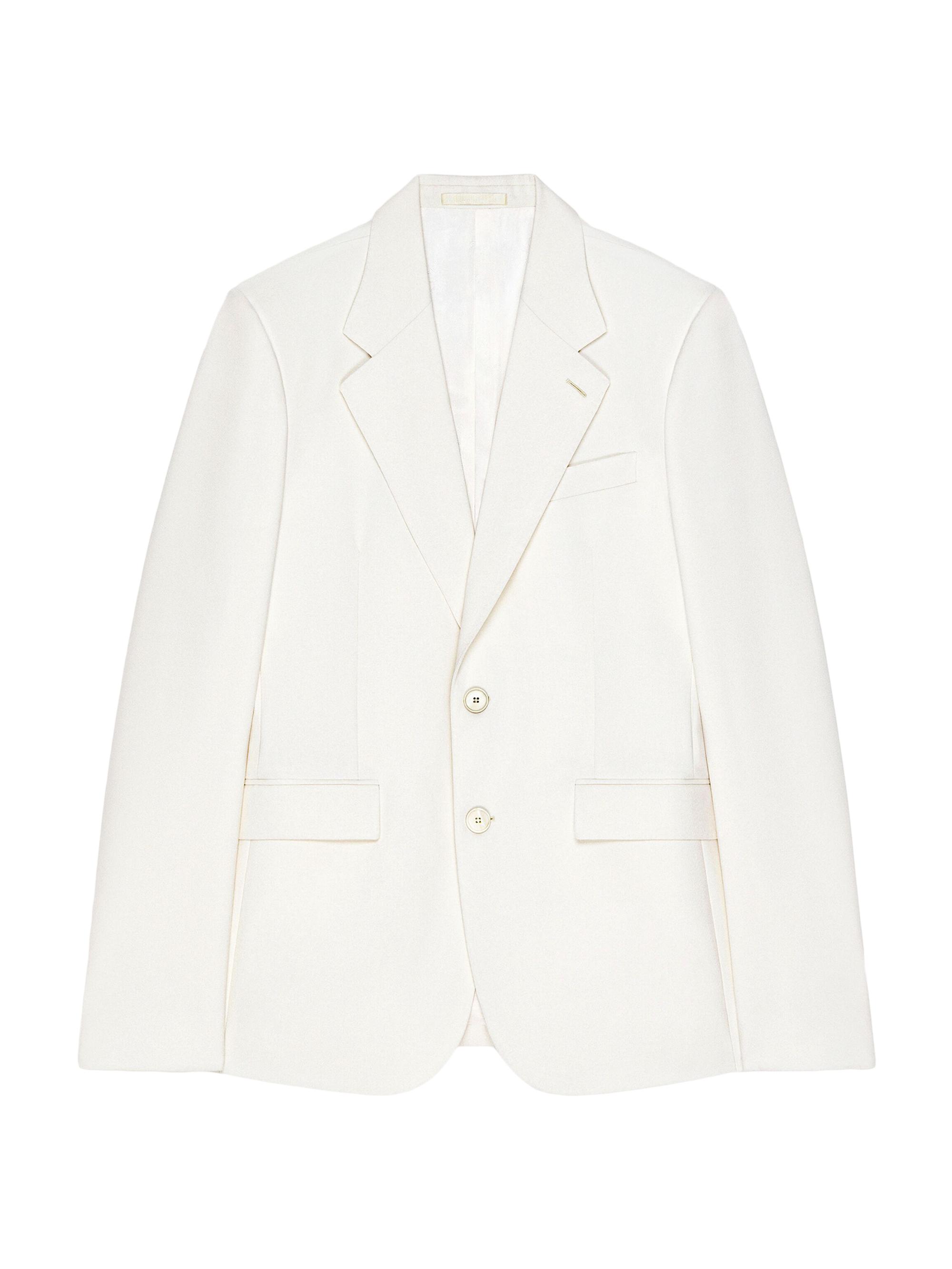 Givenchy Men's Single-Breasted Fitted Jacket in Wool and Mohair -