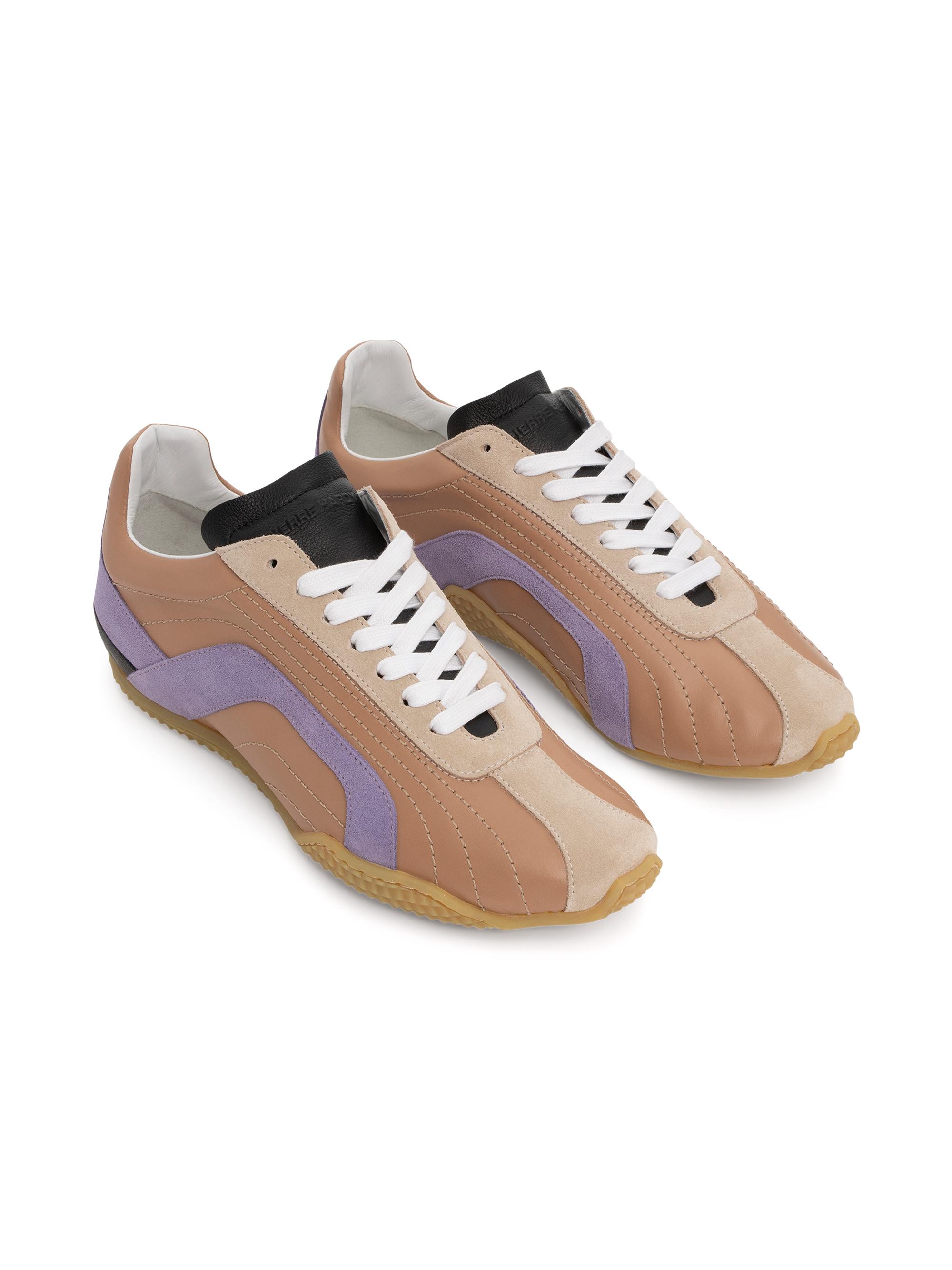 Pierre Hardy Jump Two-Tone Leather Low-Top Sneakers | Saks Fifth