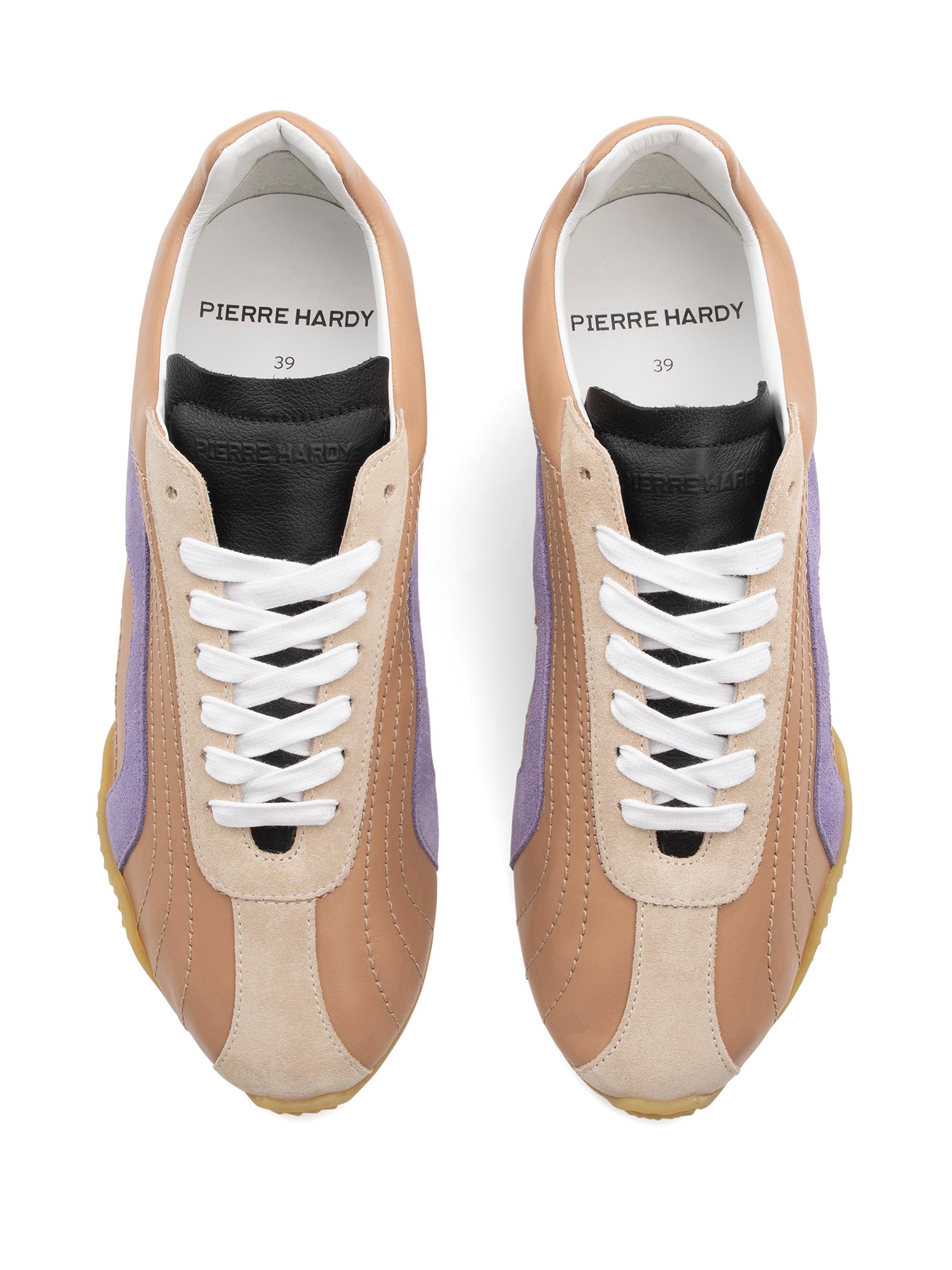 Pierre Hardy Jump Two-Tone Leather Low-Top Sneakers | Saks Fifth