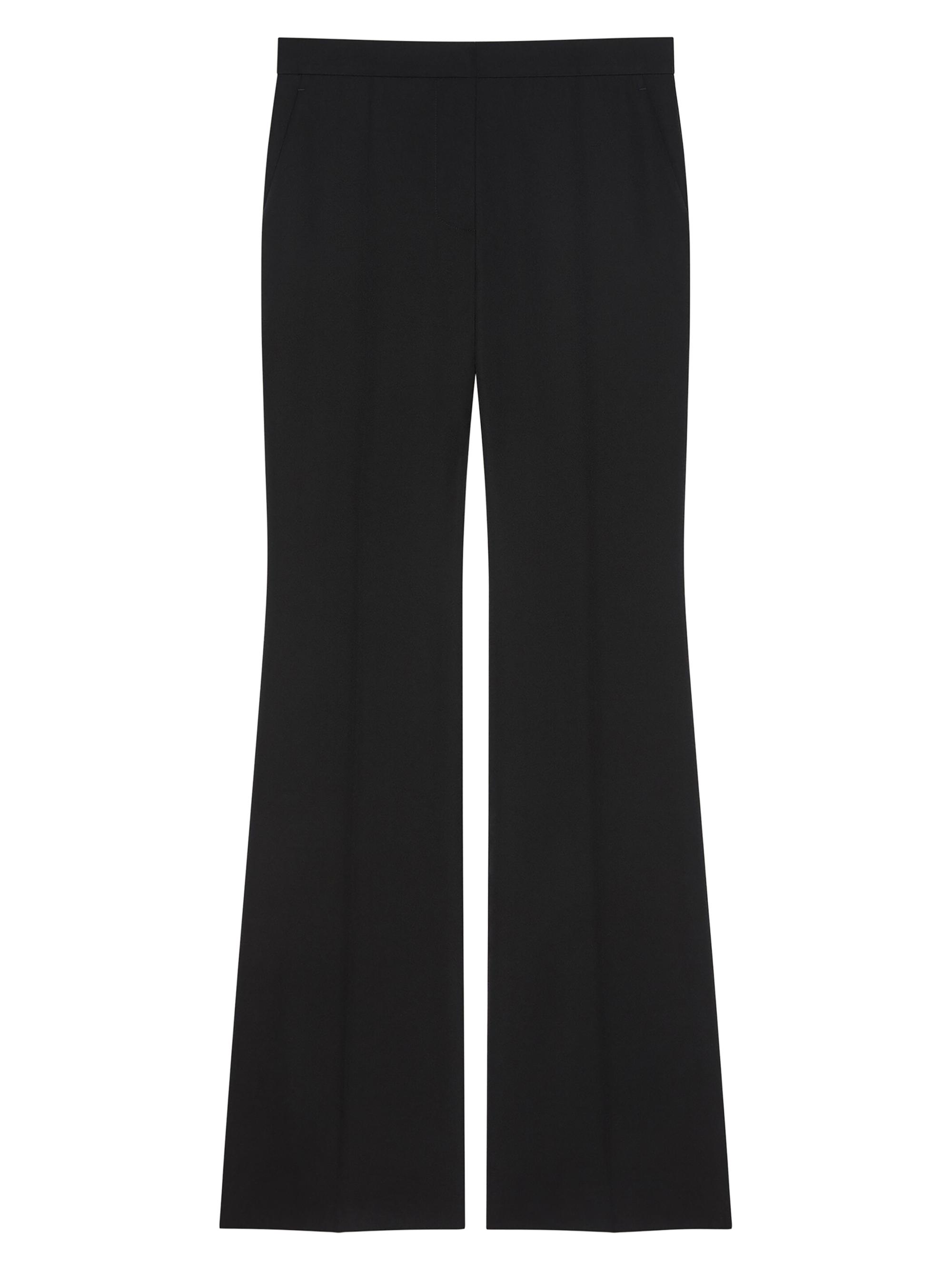 Givenchy Women's Bootcut Tailored Pants in Wool - Black