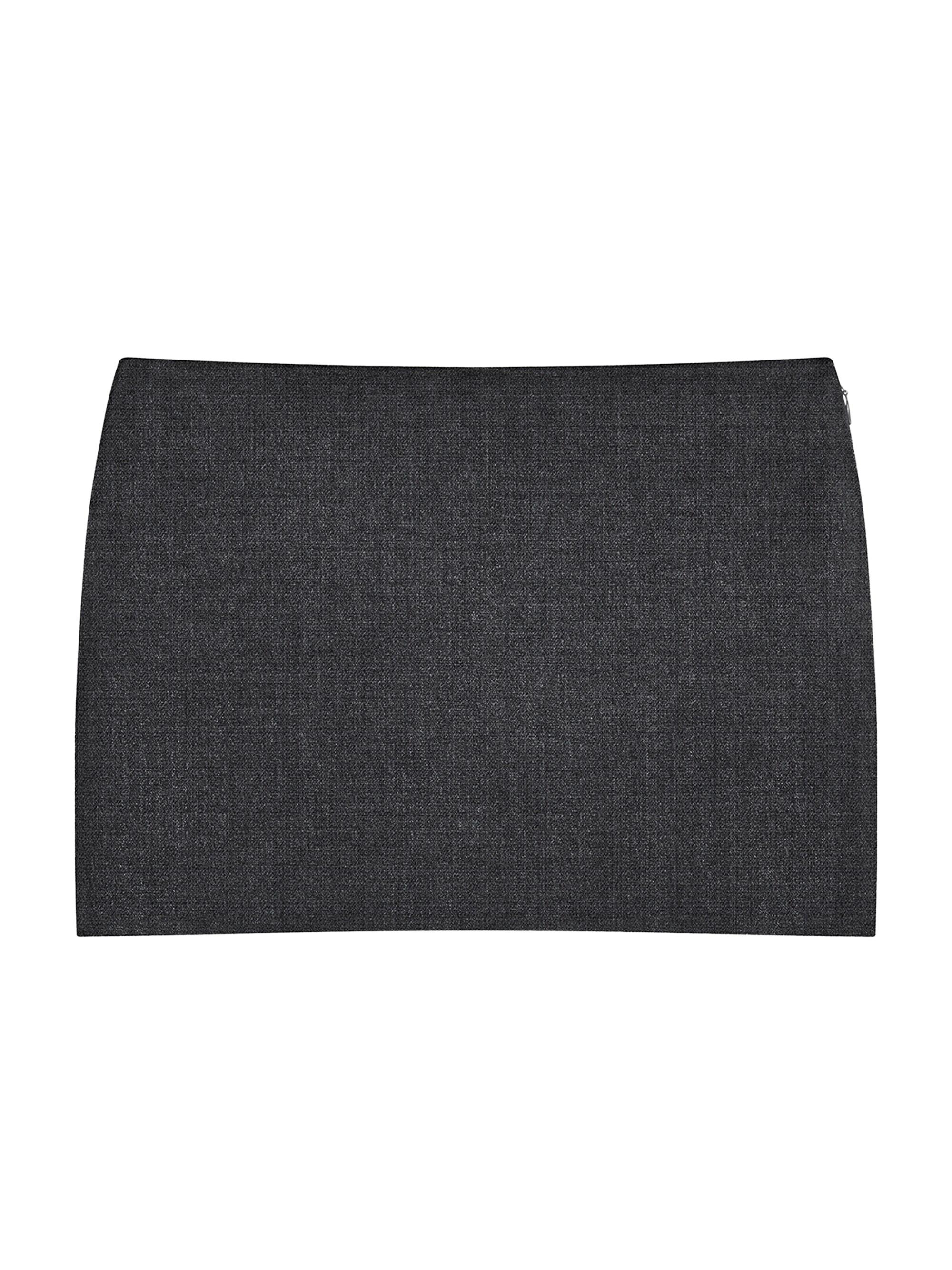 Givenchy Women's Mini Skirt in Wool - Grey Mix
