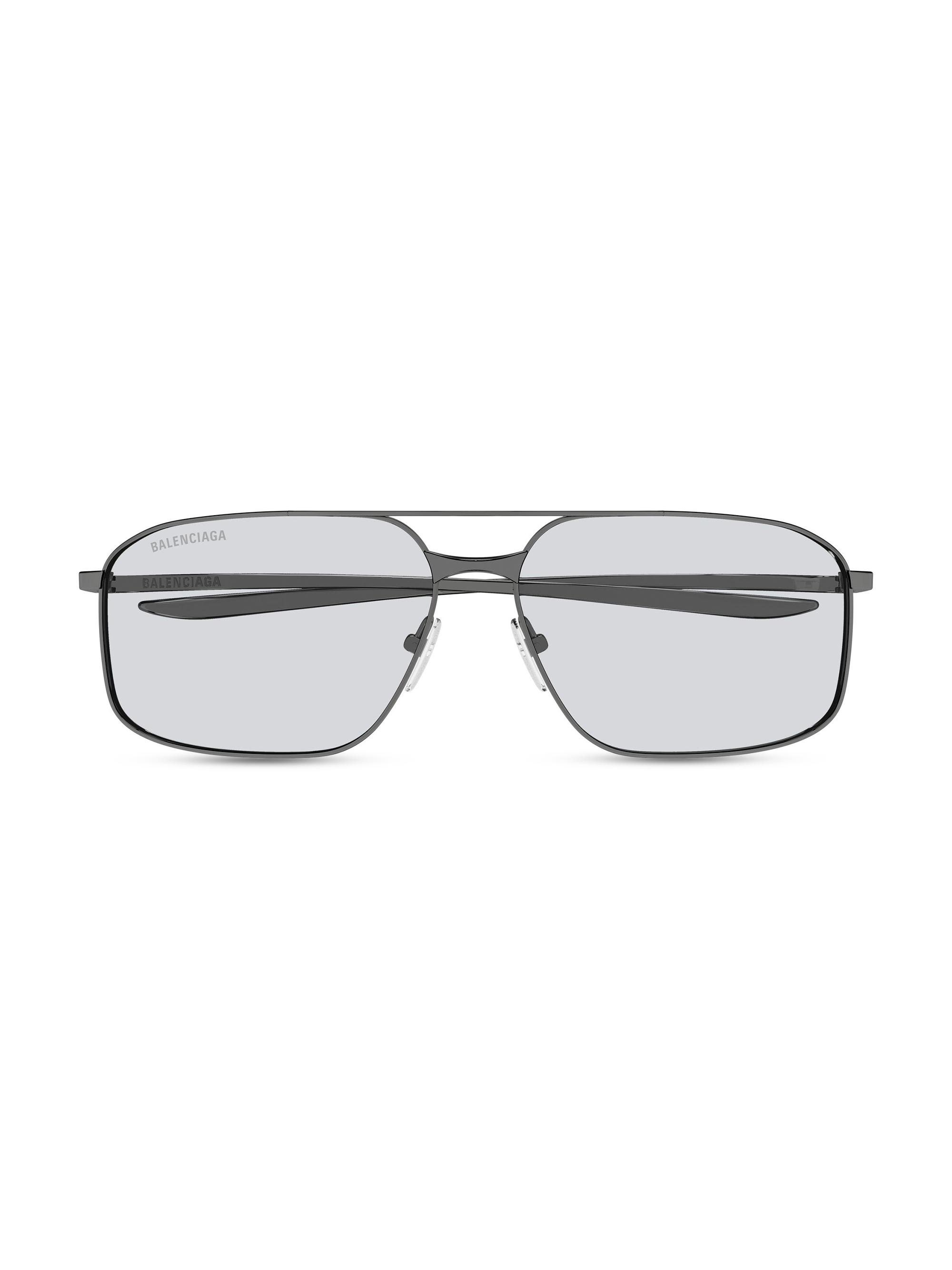 Balenciaga Monday 64MM Navigator Metal Sunglasses | Saks Fifth Avenue