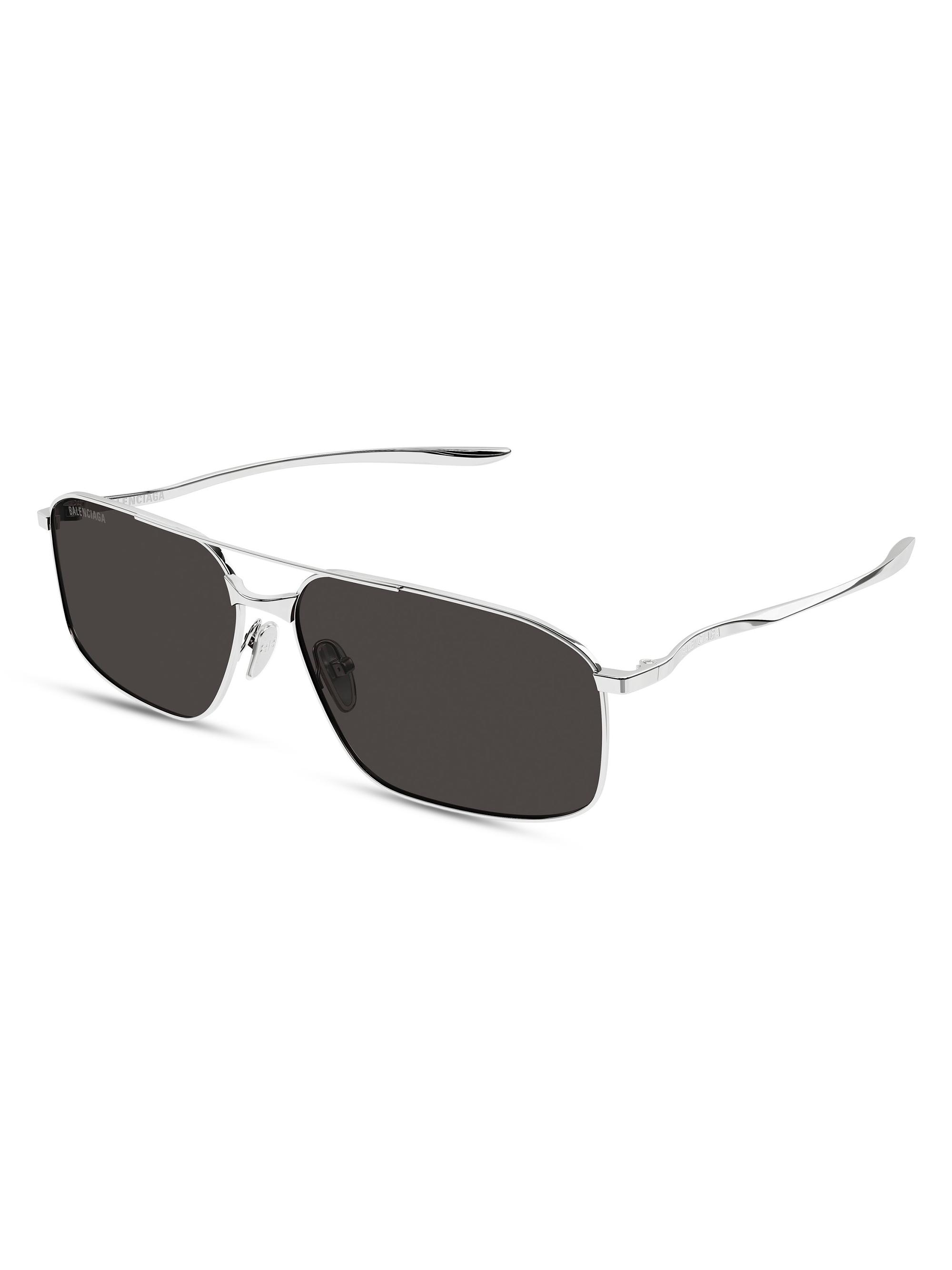 Balenciaga Invisible 2.0 62MM Rectangular Sunglasses | Saks Fifth