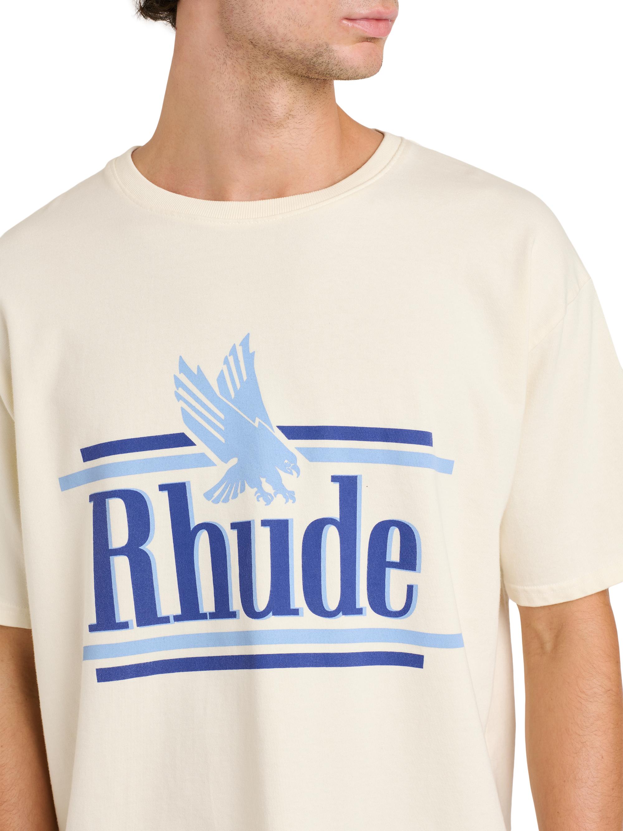 Rhude Rossa Logo Crewneck T-Shirt | Saks Fifth Avenue