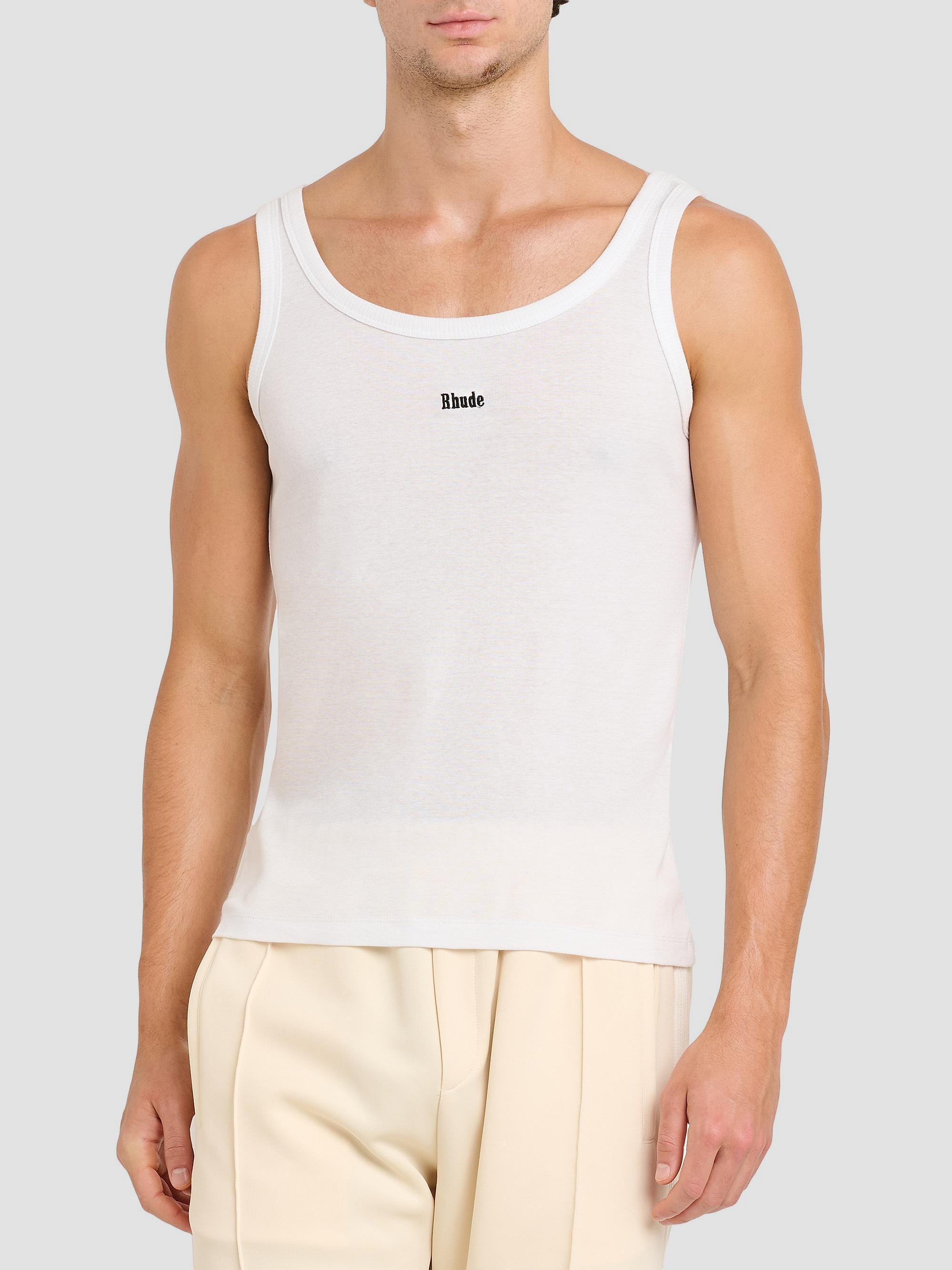 Rhude Logo Rib-Knit Tank | Saks Fifth Avenue