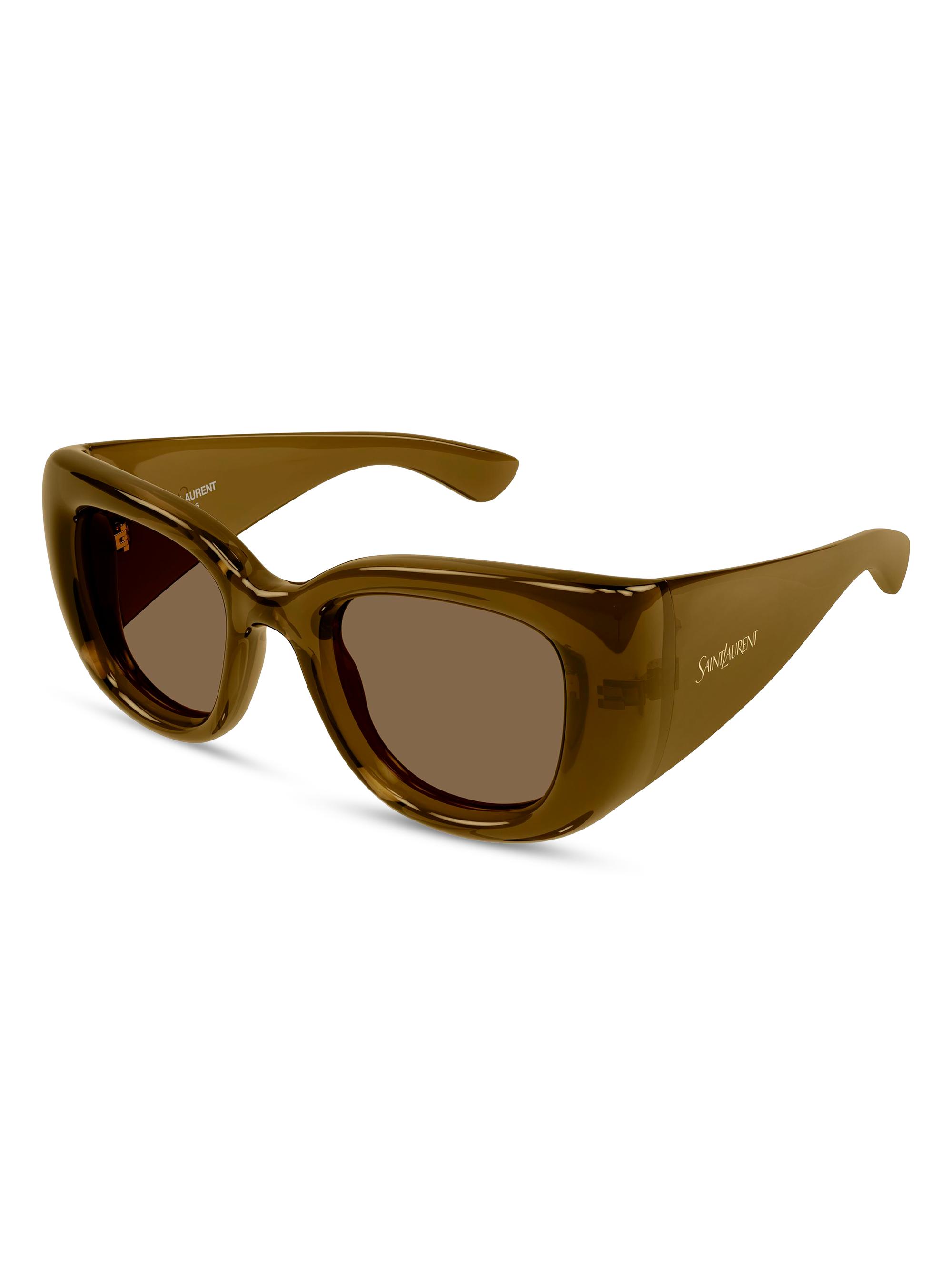 Saint Laurent Women's Howl 55MM Cat-Eye Sunglasses - Brown