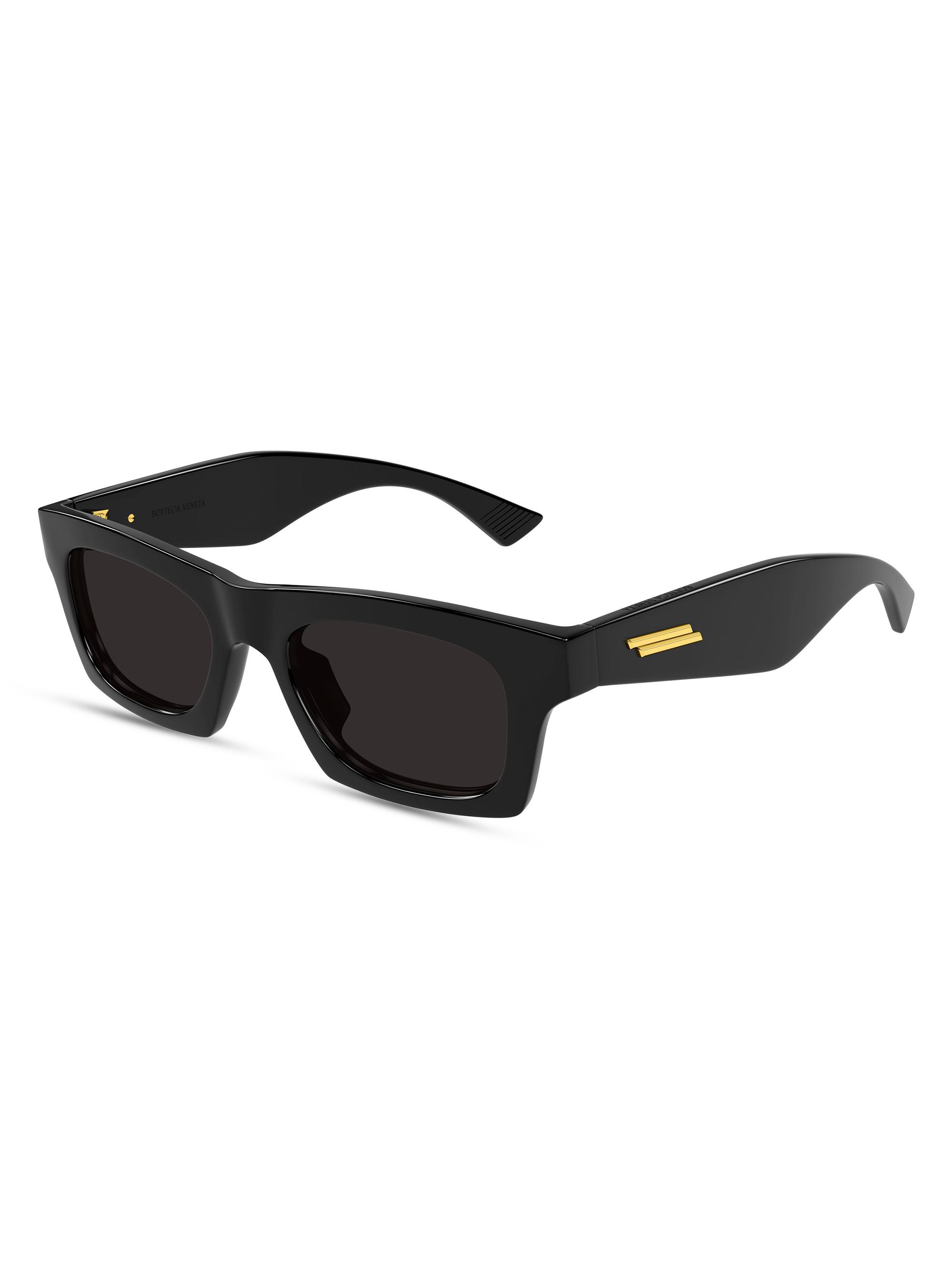Bottega Veneta Men's New Entry 51MM Squared Sunglasses - Black