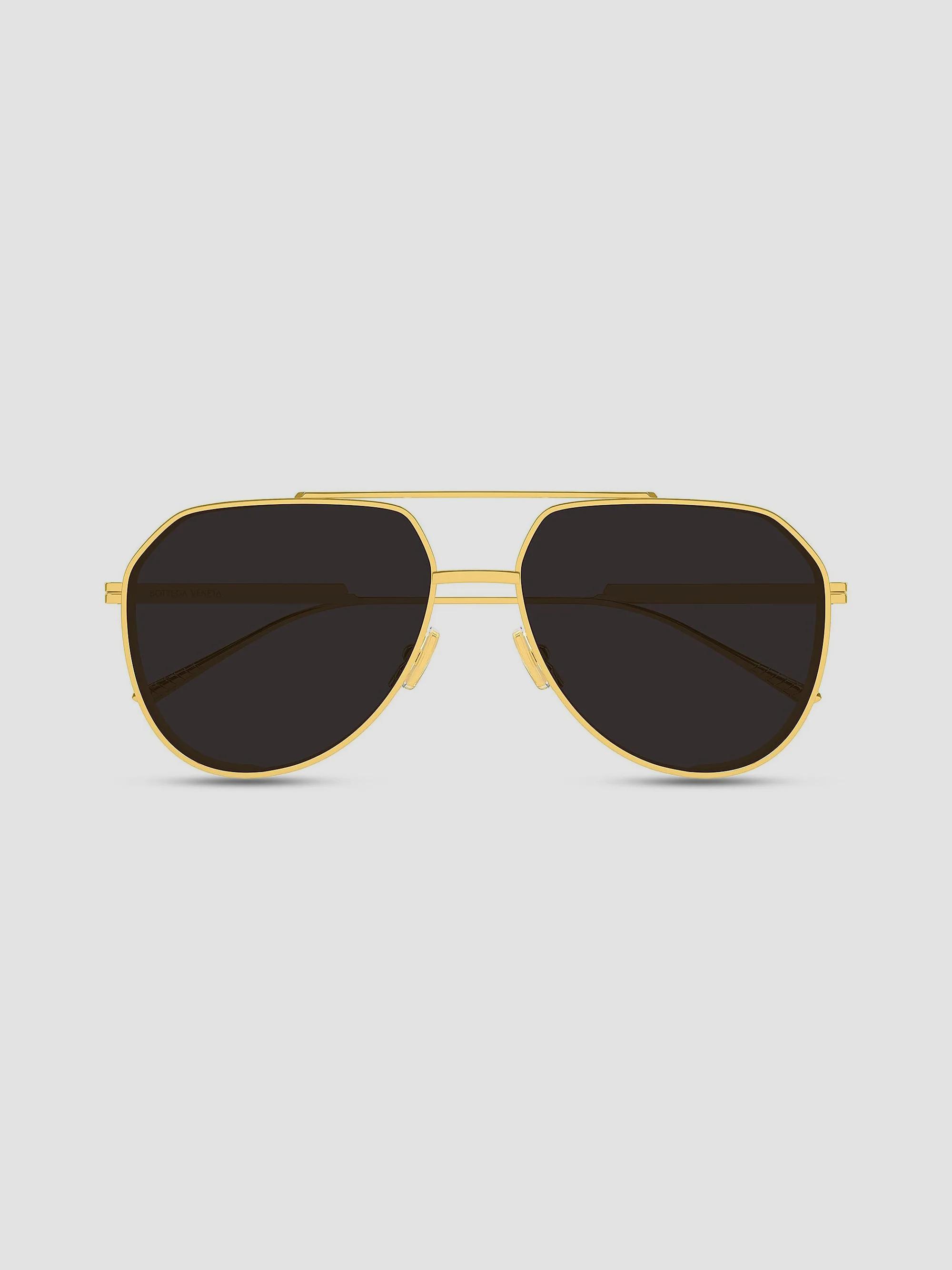 Bottega Veneta Light Ribbon 60MM Pilot Metal Sunglasses | Saks