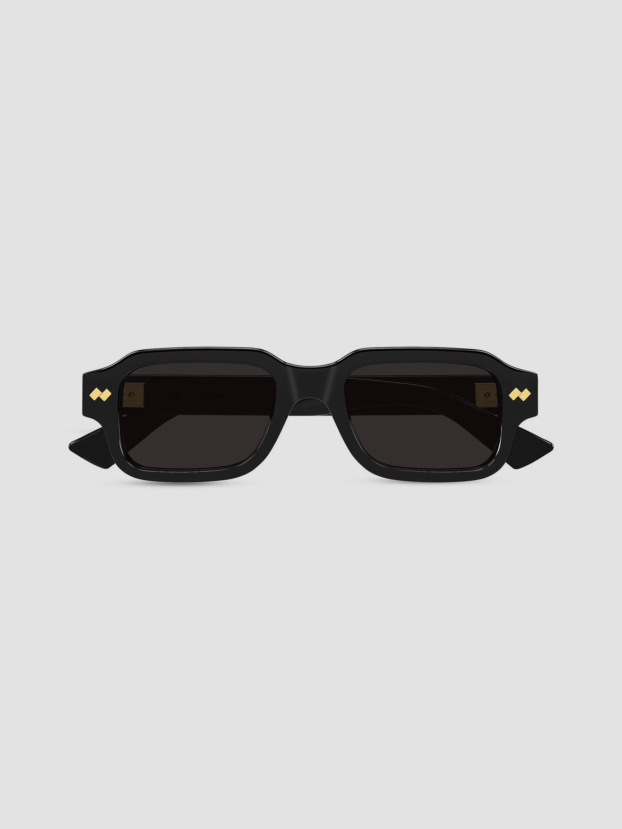 Bottega Veneta Intrecciato Wirecore 50MM Rectangular Sunglasses