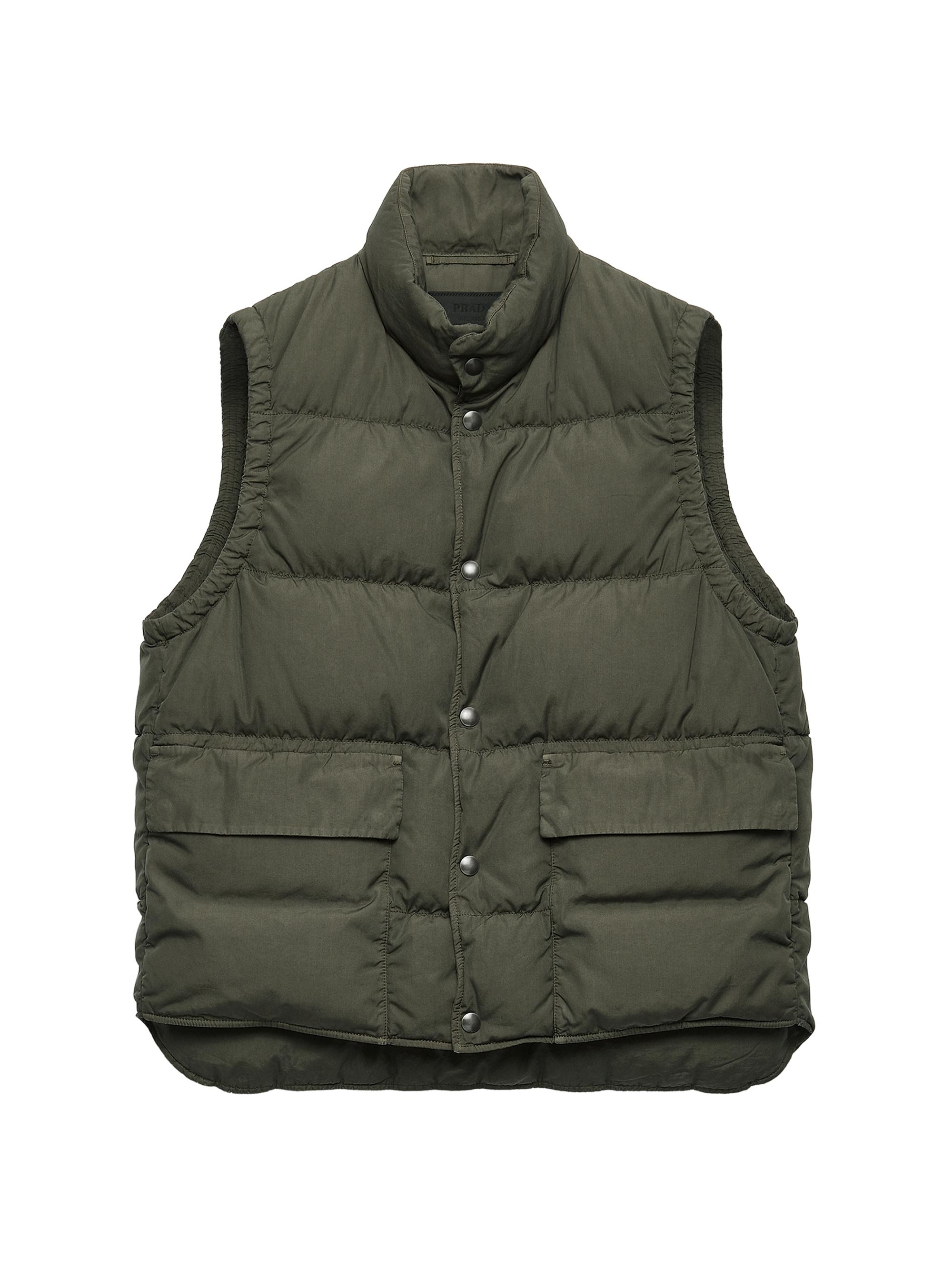 トップス special! PRADA 2018FW nylon down vest Prada Re-Nylon Down