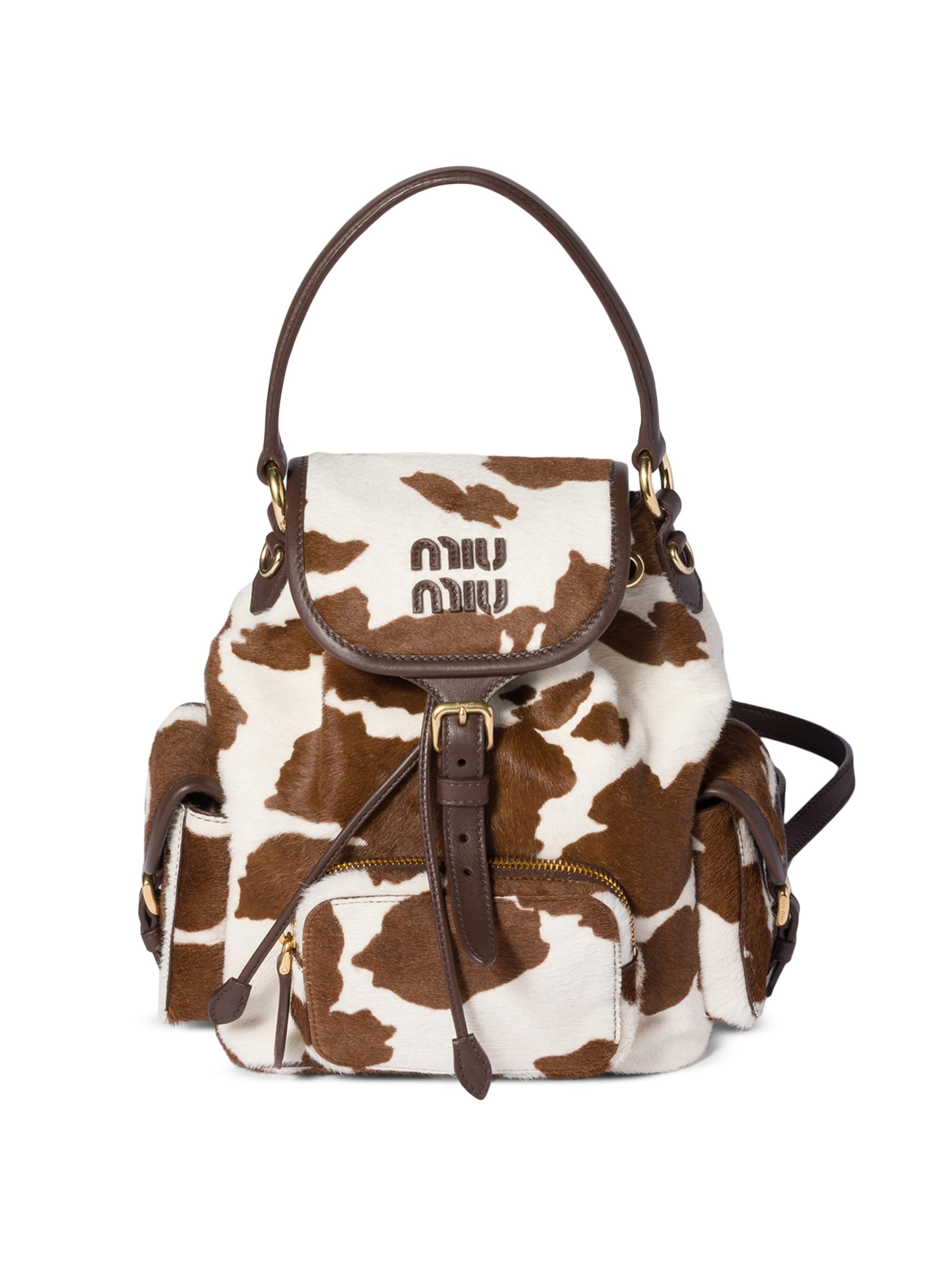 Miu Miu Calf Hair Backpack | Saks Fifth Avenue
