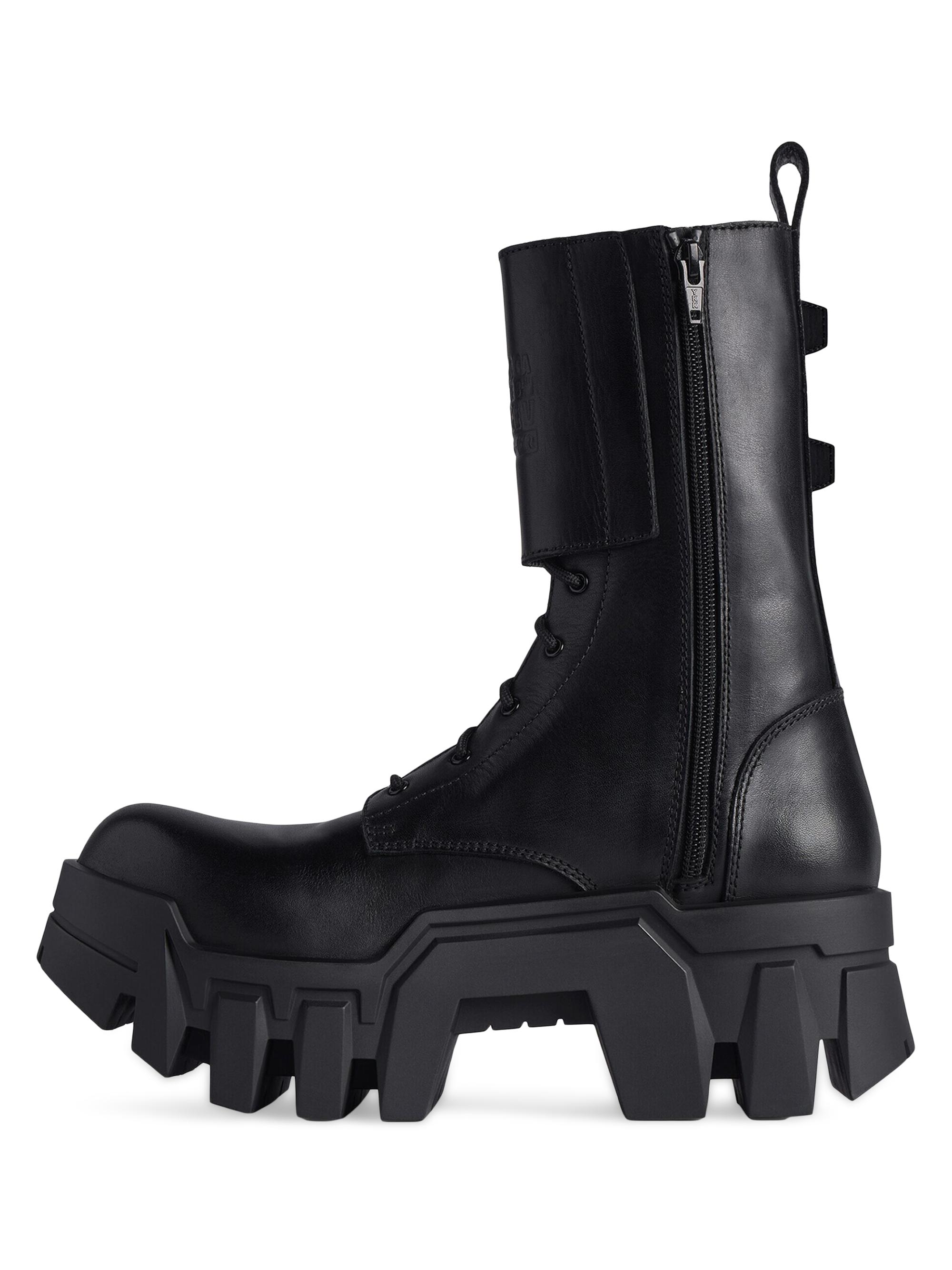Balenciaga Bulldozer Combat Lace-Up Boots | Saks Fifth Avenue