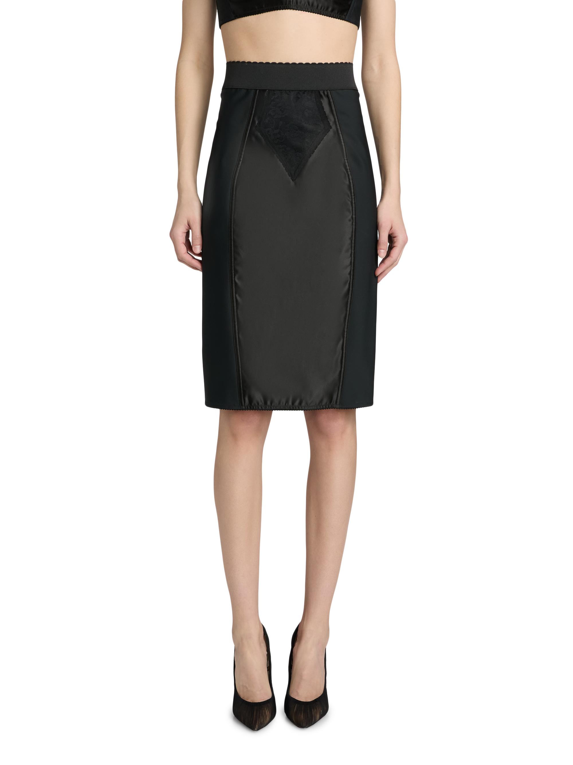 Dolce&Gabbana Lace-Panel Pencil Skirt | Saks Fifth Avenue